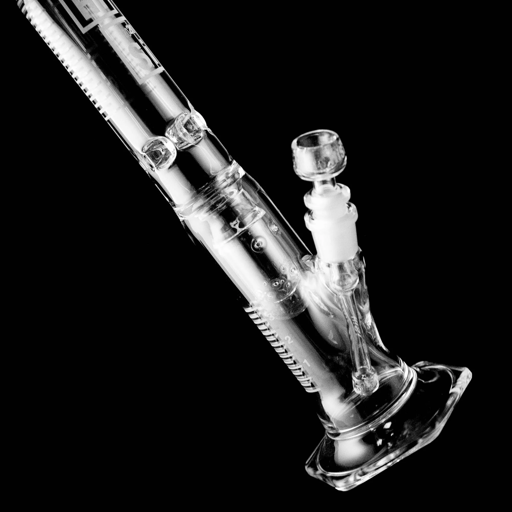 HiSi Glass - 15" Straight Tube - Jr. Double U Perc - Image 12