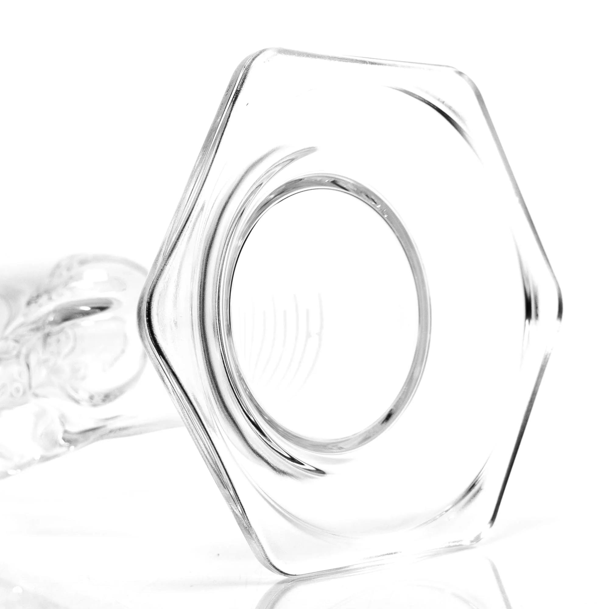 HiSi Glass - 15" Straight Tube - Jr. Double U Perc - Image 13