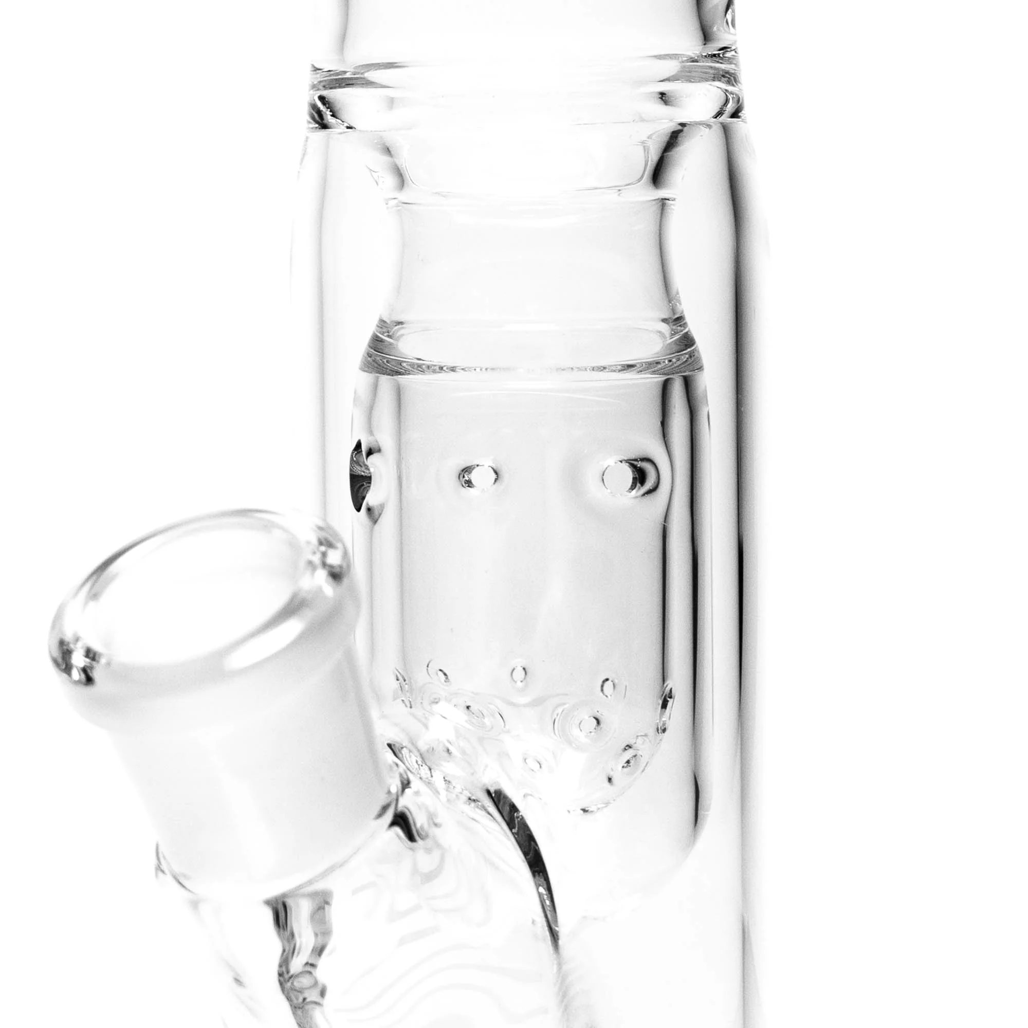 HiSi Glass - 15" Straight Tube - Jr. Double U Perc - Image 3