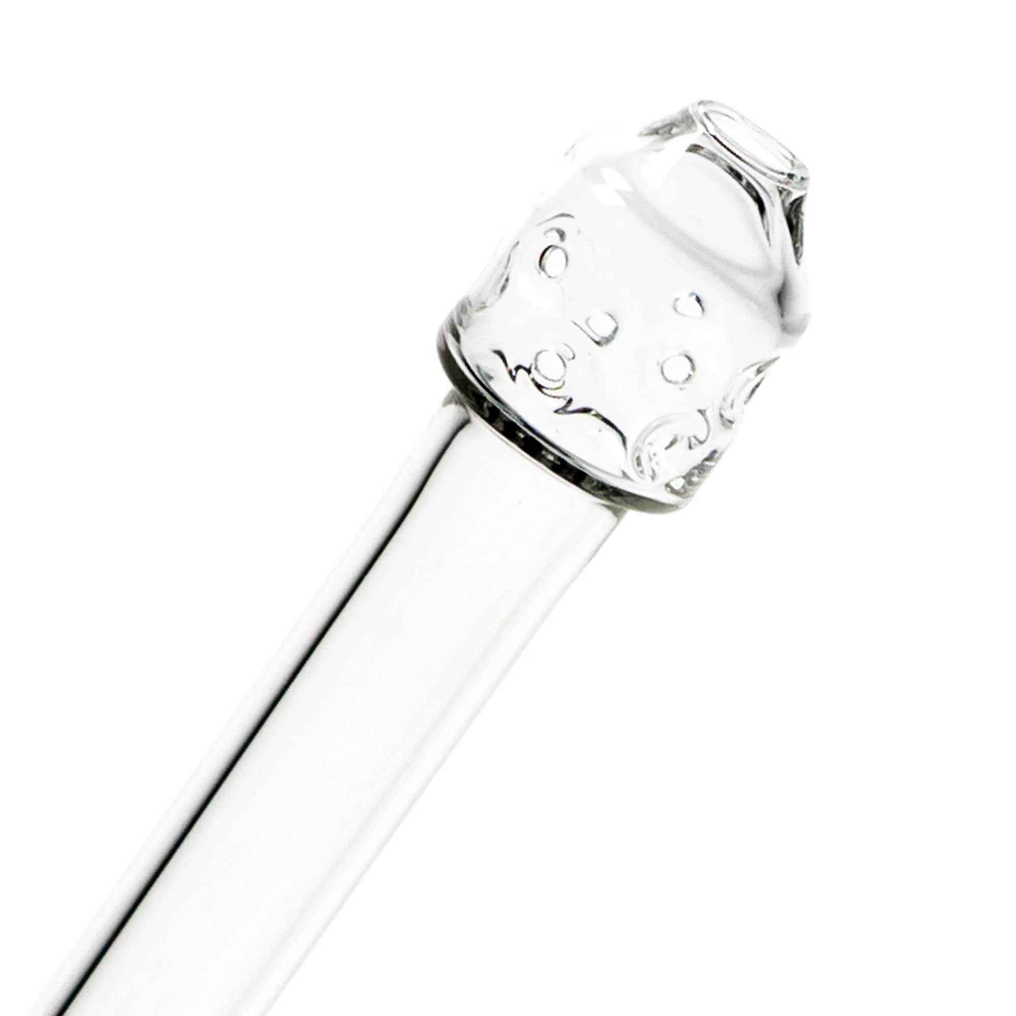 HiSi Glass - 18" Straight Tube - Double Bell Perc 2.0 - Image 4