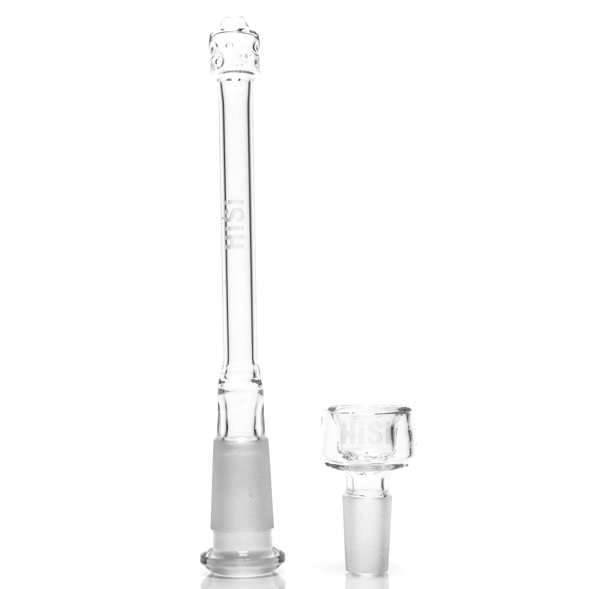 HiSi Glass - 18" Straight Tube - Double Bell Perc 2.0 - Image 7