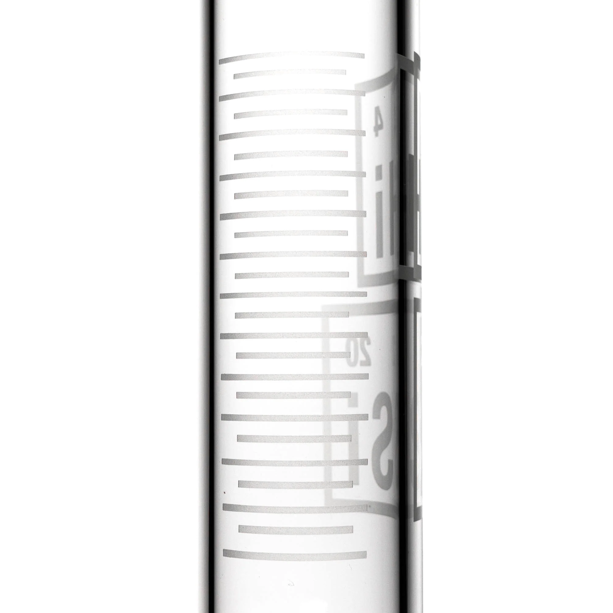HiSi Glass - 18" Straight Tube - Double Bell Perc 2.0 - Image 9