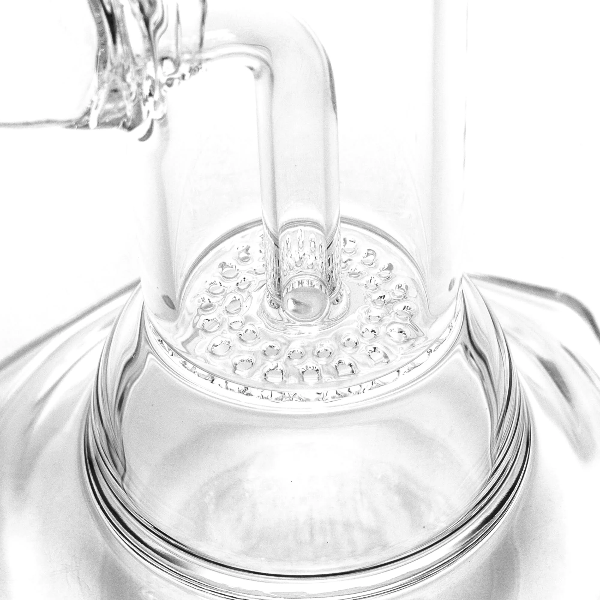 HiSi Glass - 18" Straight Tube - Geyser Perc - Image 3
