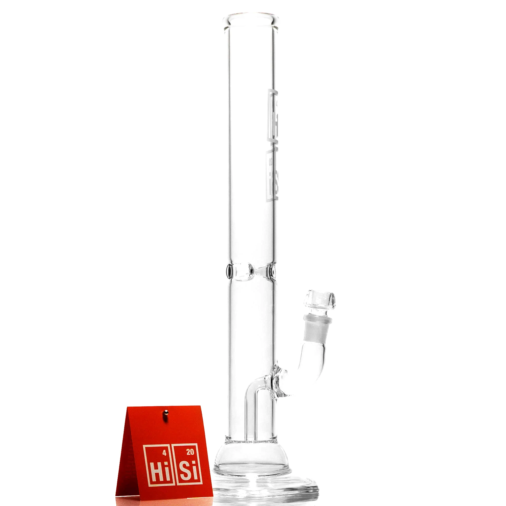 HiSi Glass - 18" Straight Tube - Geyser Perc - Image 4
