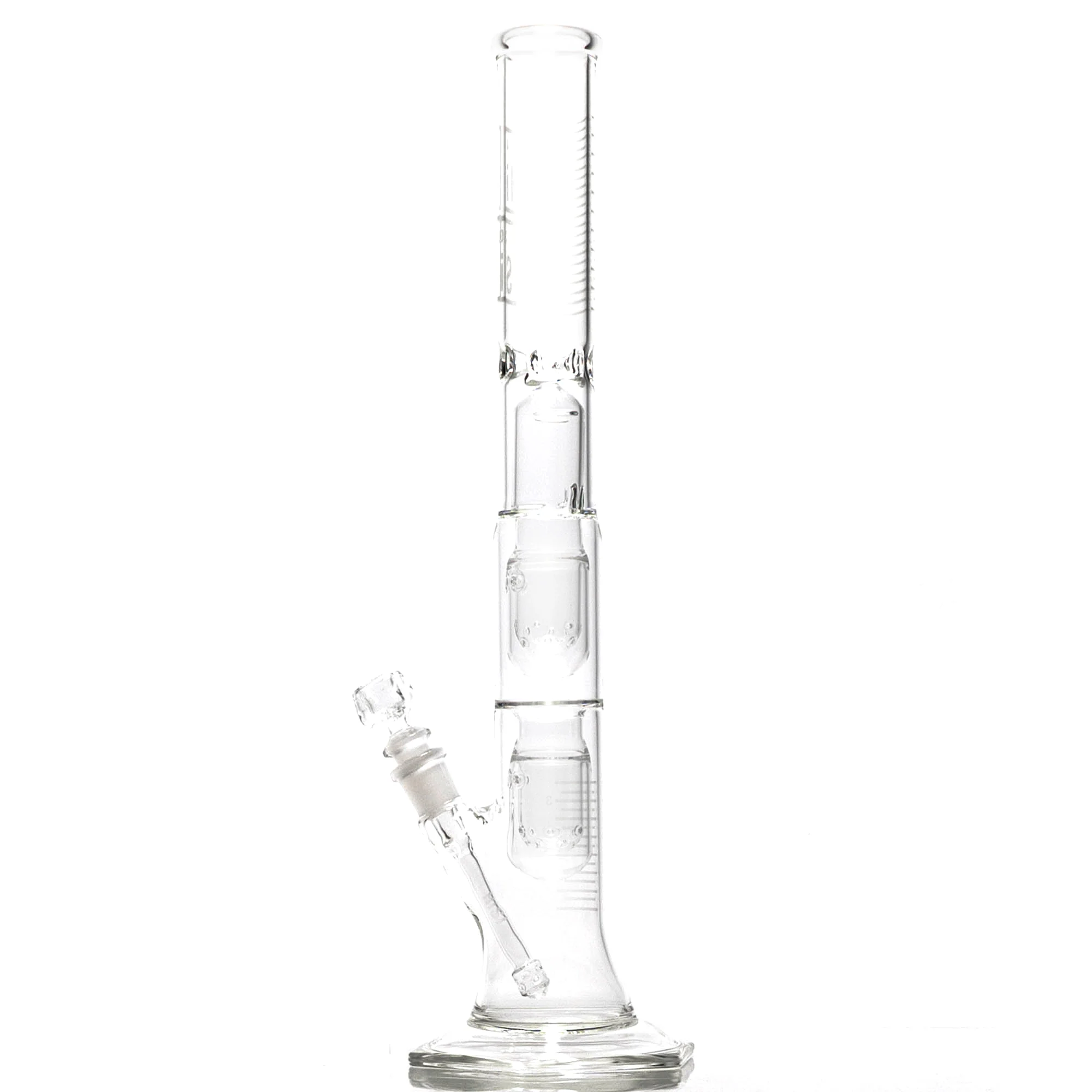 HiSi Glass - 18" Straight Tube - Jr. Triple U Perc - Image 11