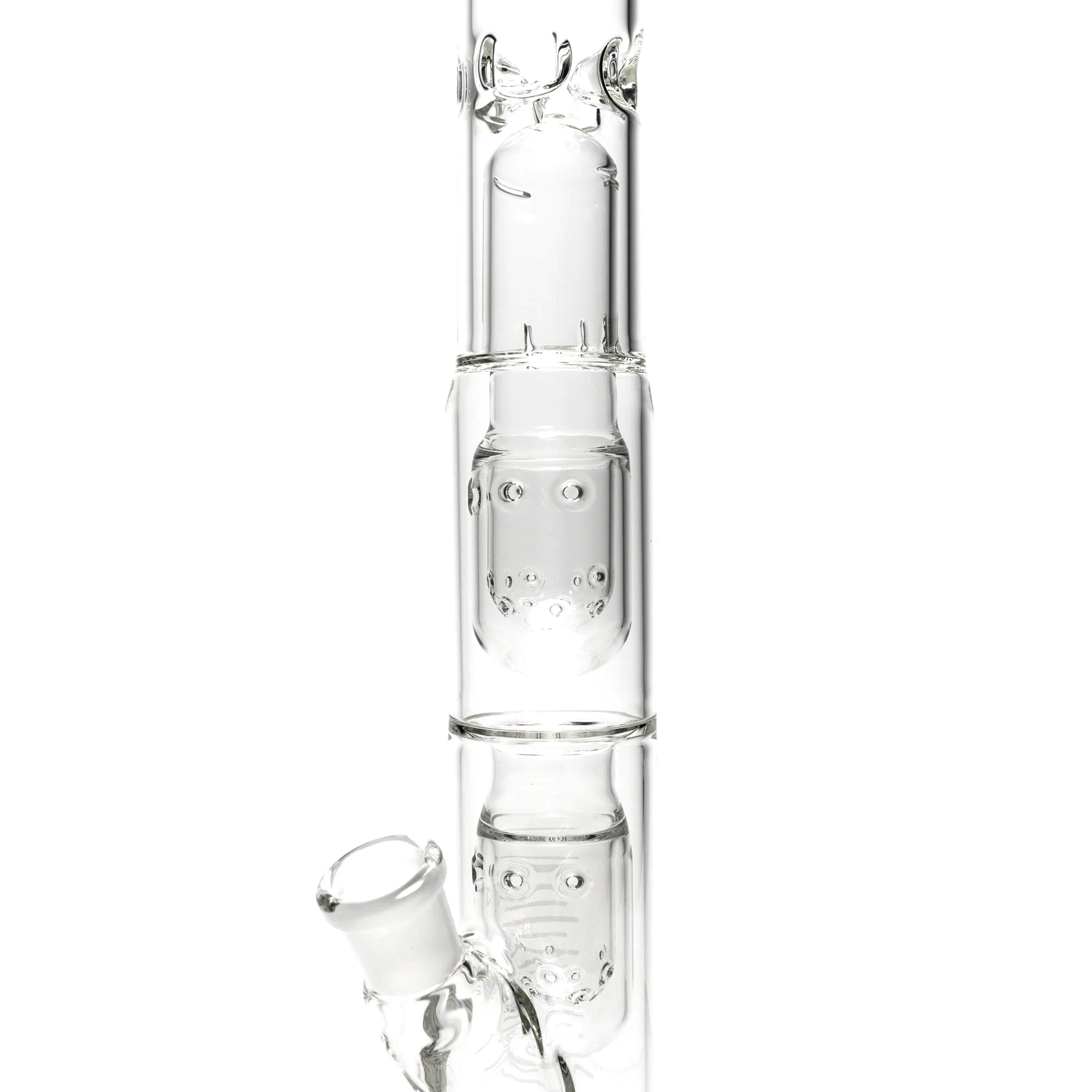 HiSi Glass - 18" Straight Tube - Jr. Triple U Perc - Image 3