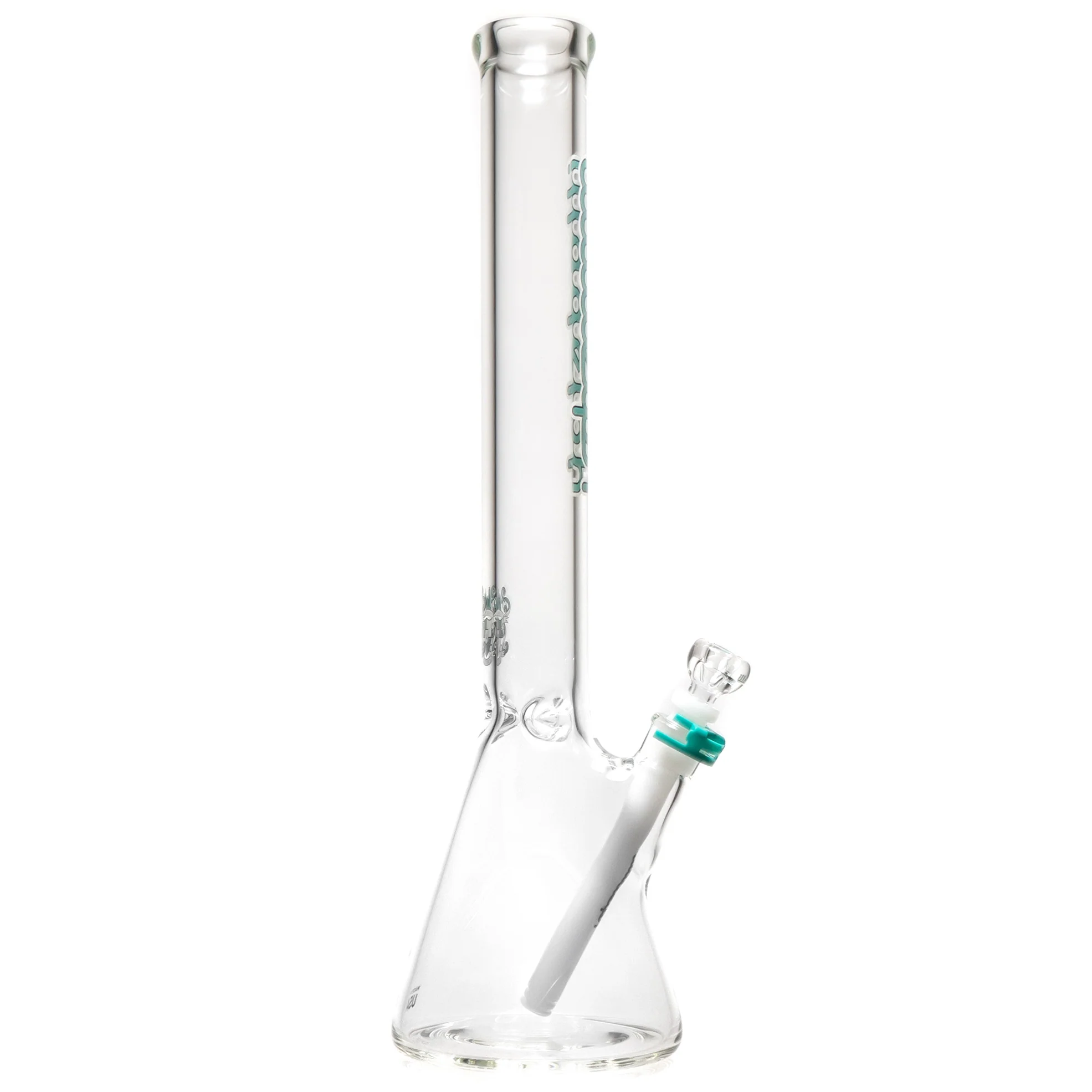 Illadelph - Medium Beaker - 7mm - Teal & White Label - Image 2