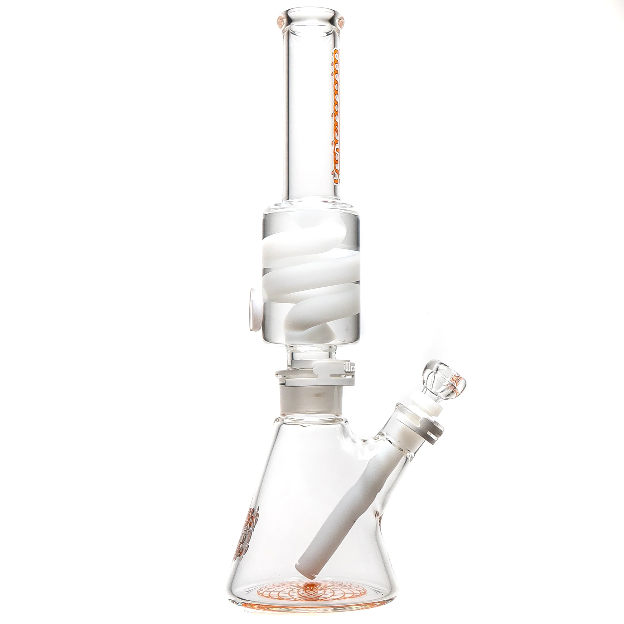 Illadelph - Medium Coil Condenser - Orange & White - Image 2