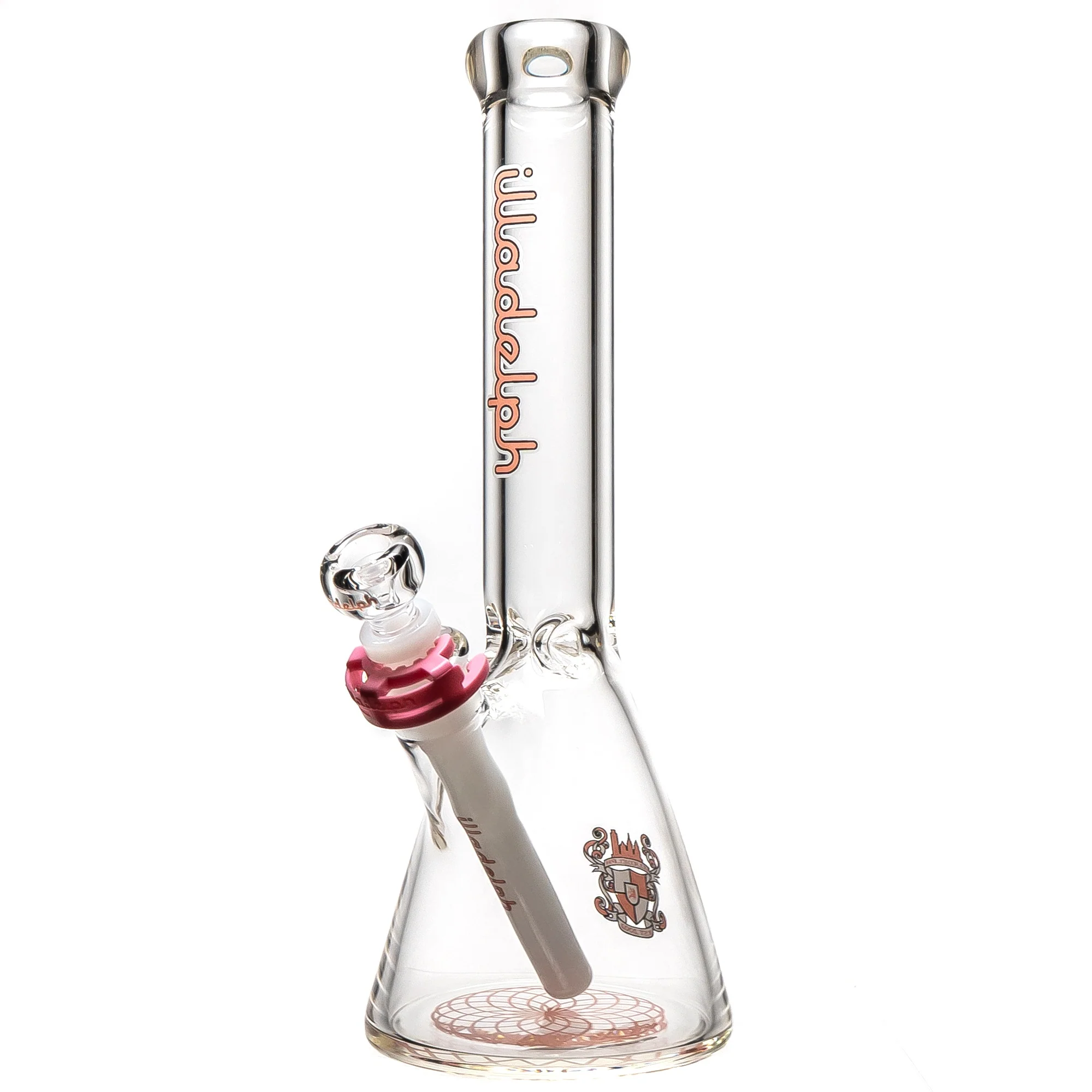 Illadelph - Mini Beaker - Pink & White 7mm