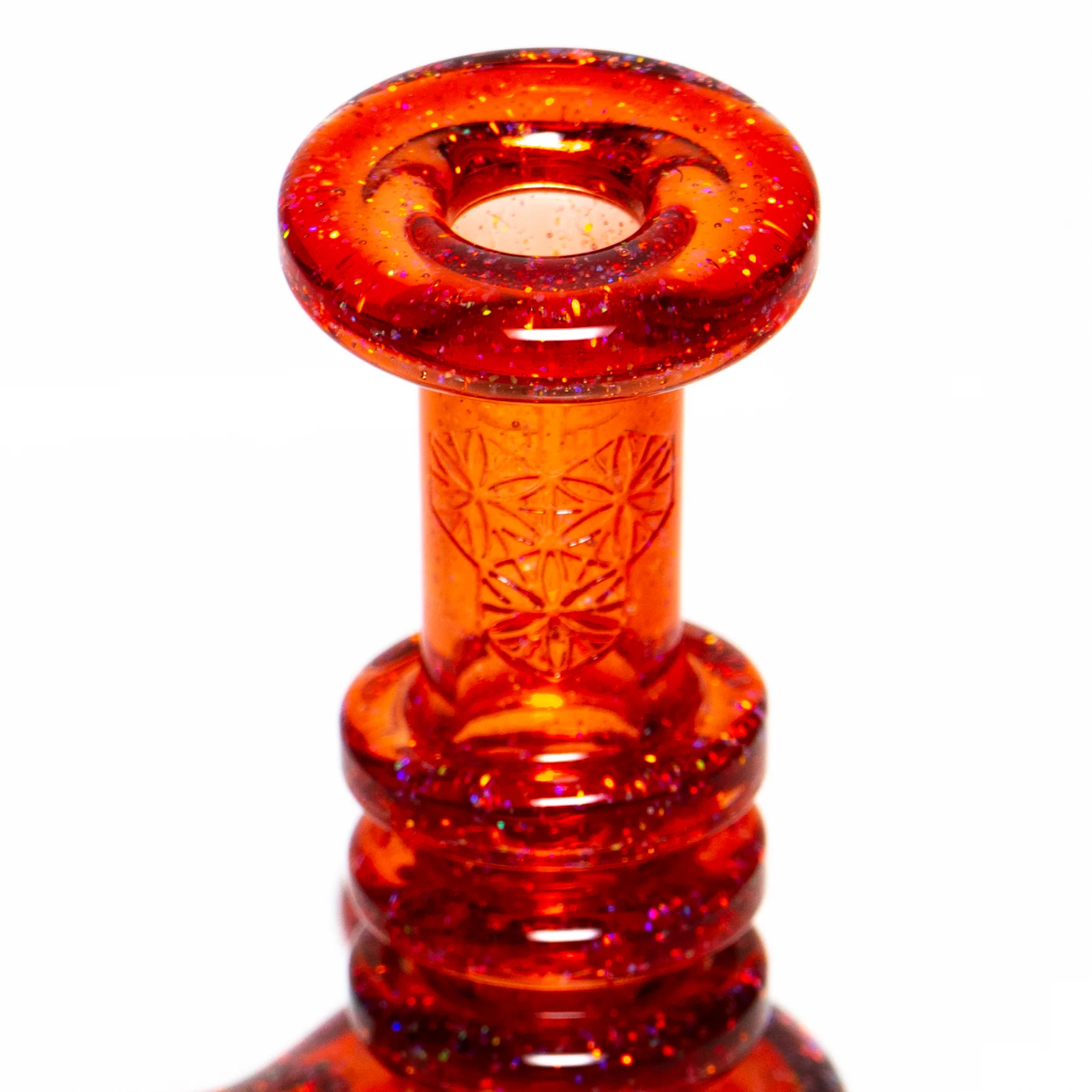 Ill Glass - Custom 50 Watt Cycler - Red Dragon & Crushed Opal Polished - Image 10