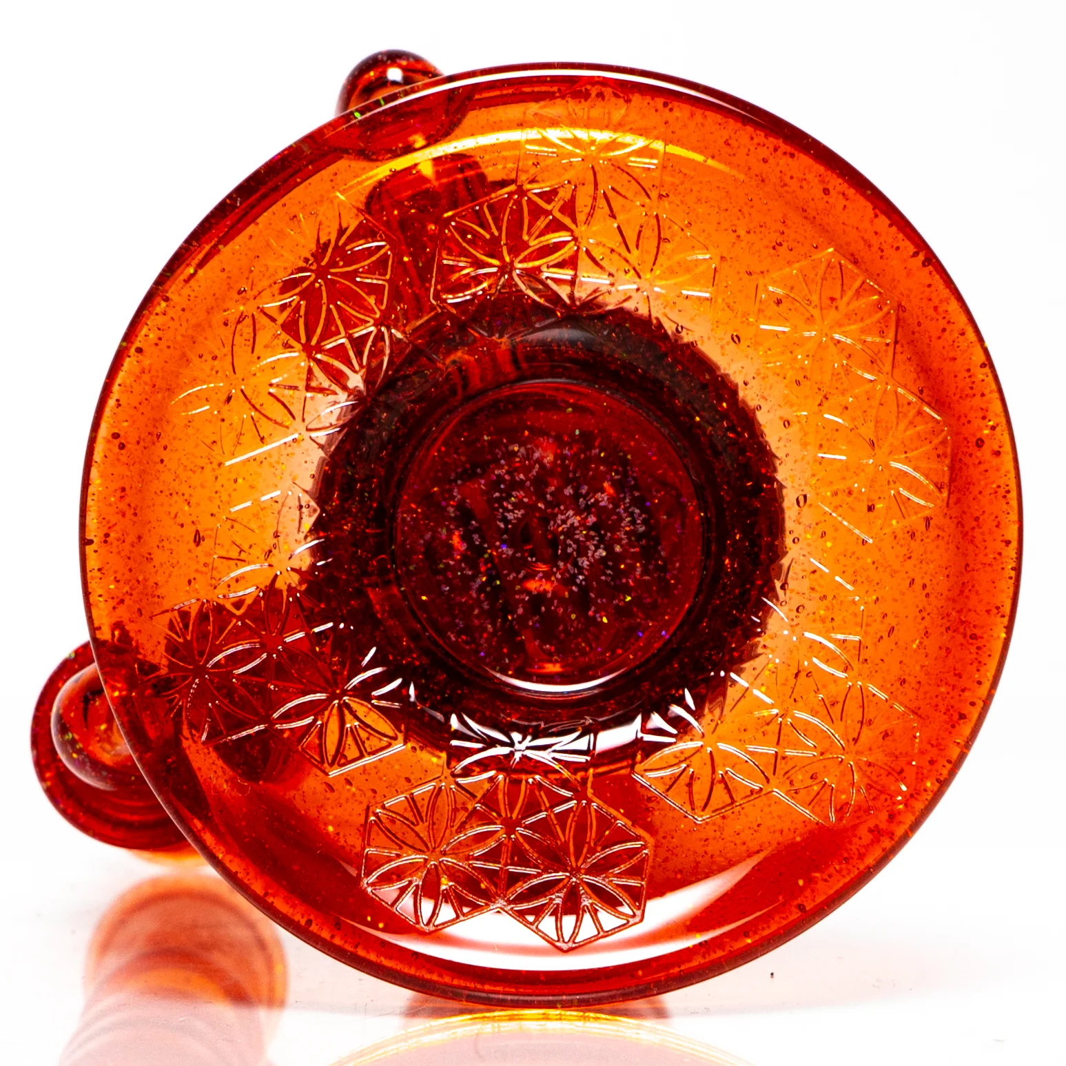 Ill Glass - Custom 50 Watt Cycler - Red Dragon & Crushed Opal Polished - Image 11