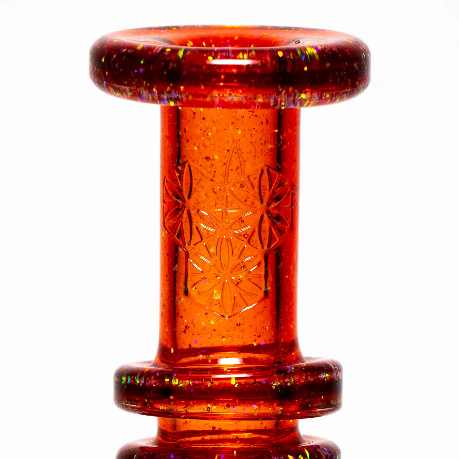 Ill Glass - Custom 50 Watt Cycler - Red Dragon & Crushed Opal Polished - Image 13