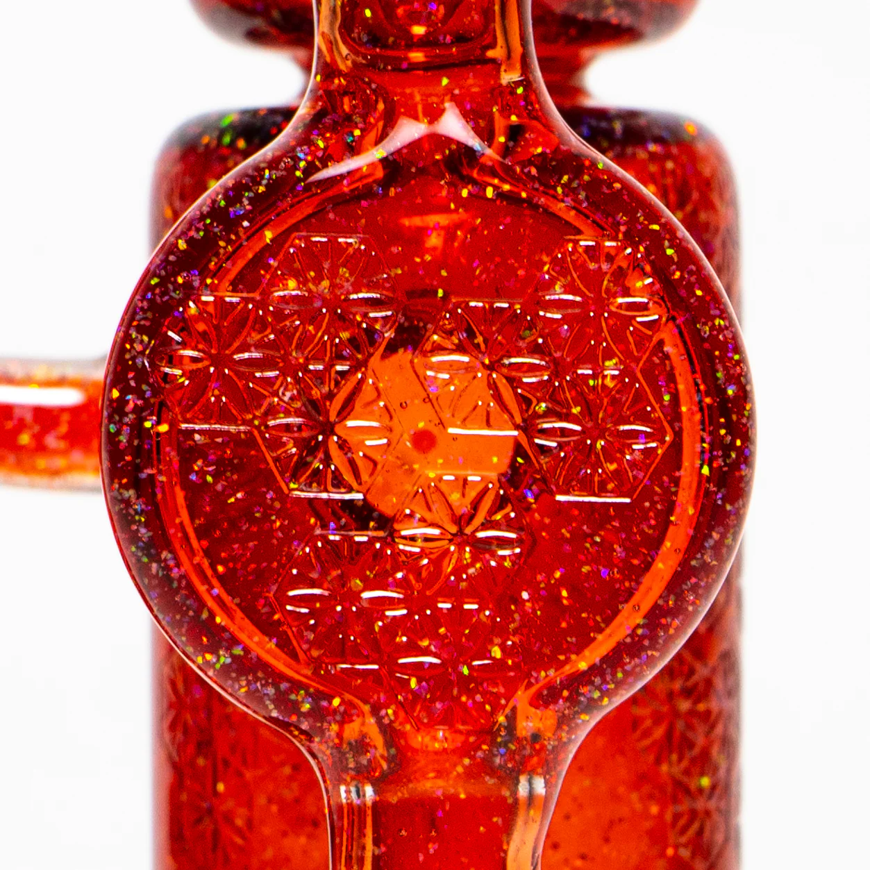 Ill Glass - Custom 50 Watt Cycler - Red Dragon & Crushed Opal Polished - Image 6