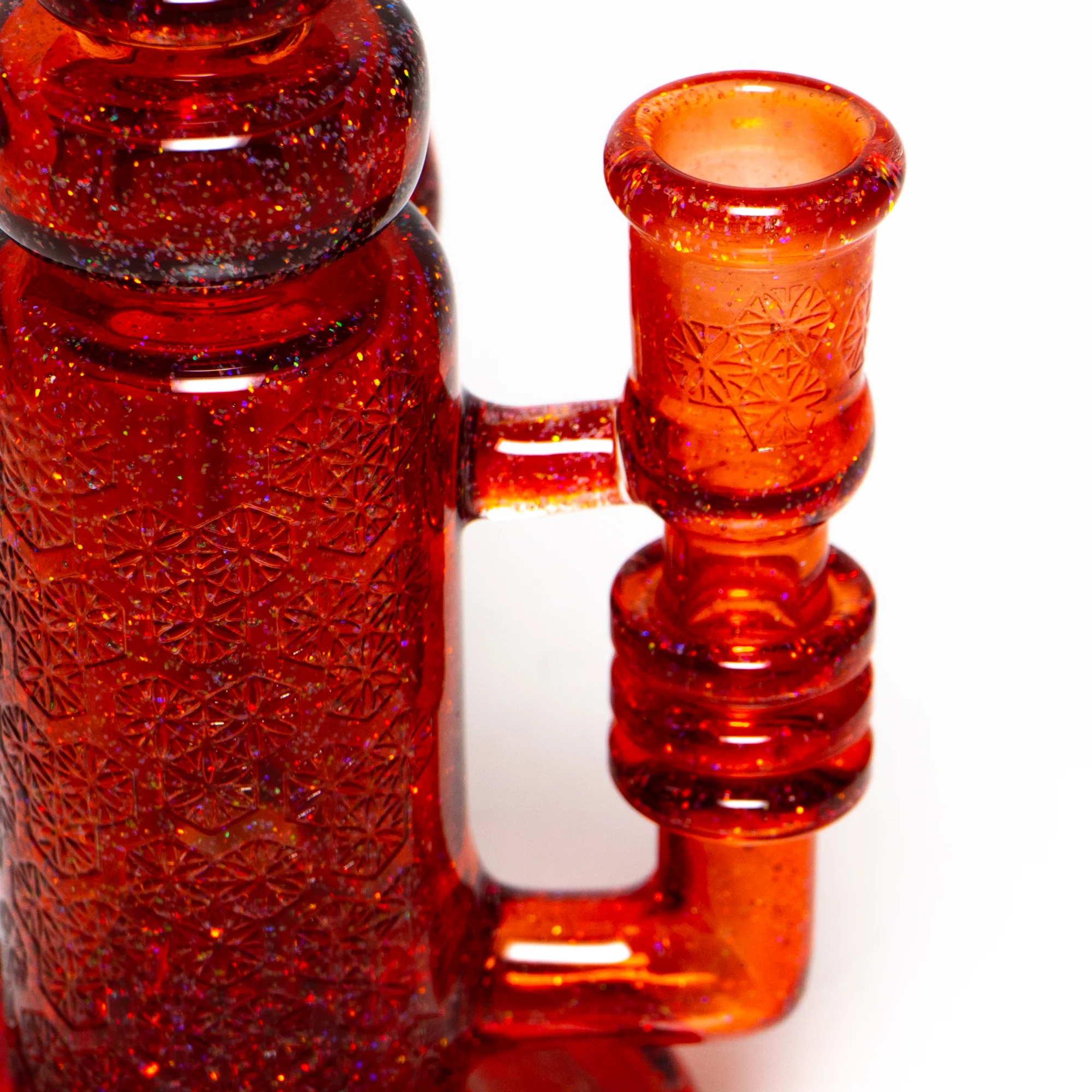 Ill Glass - Custom 50 Watt Cycler - Red Dragon & Crushed Opal Polished - Image 8