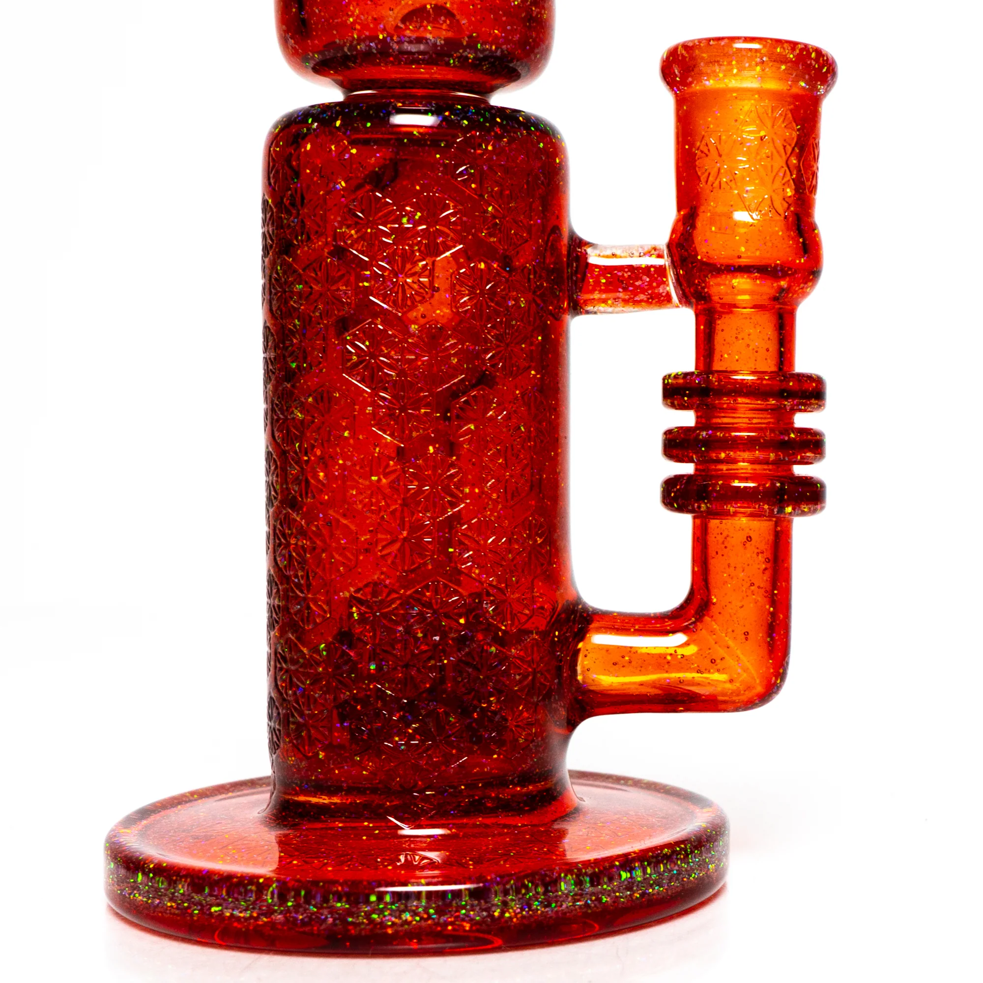 Ill Glass - Custom 50 Watt Cycler - Red Dragon & Crushed Opal Polished - Image 9