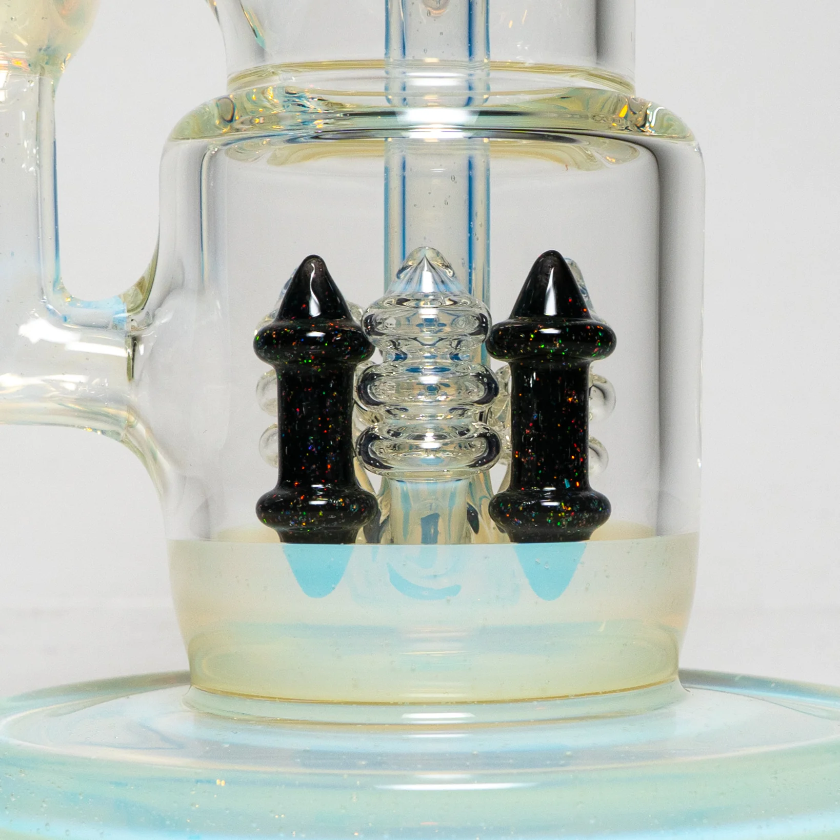 Ill Glass - Custom Flux Cycler w/ Stabilization Pylons - UV Neo Light & Crushed Opal - Image 10