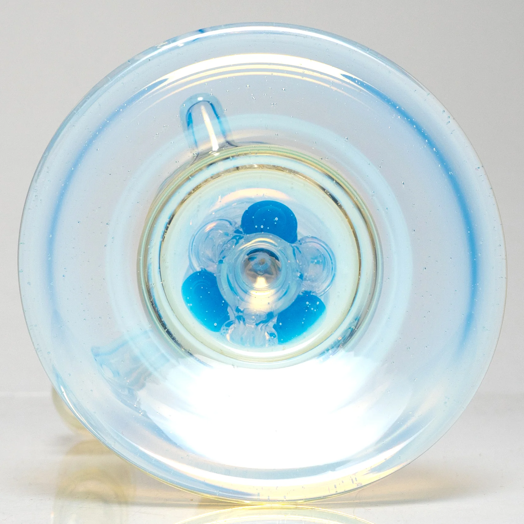 Ill Glass - Custom Flux Cycler w/ Stabilization Pylons - UV Neo Light & Crushed Opal - Image 12