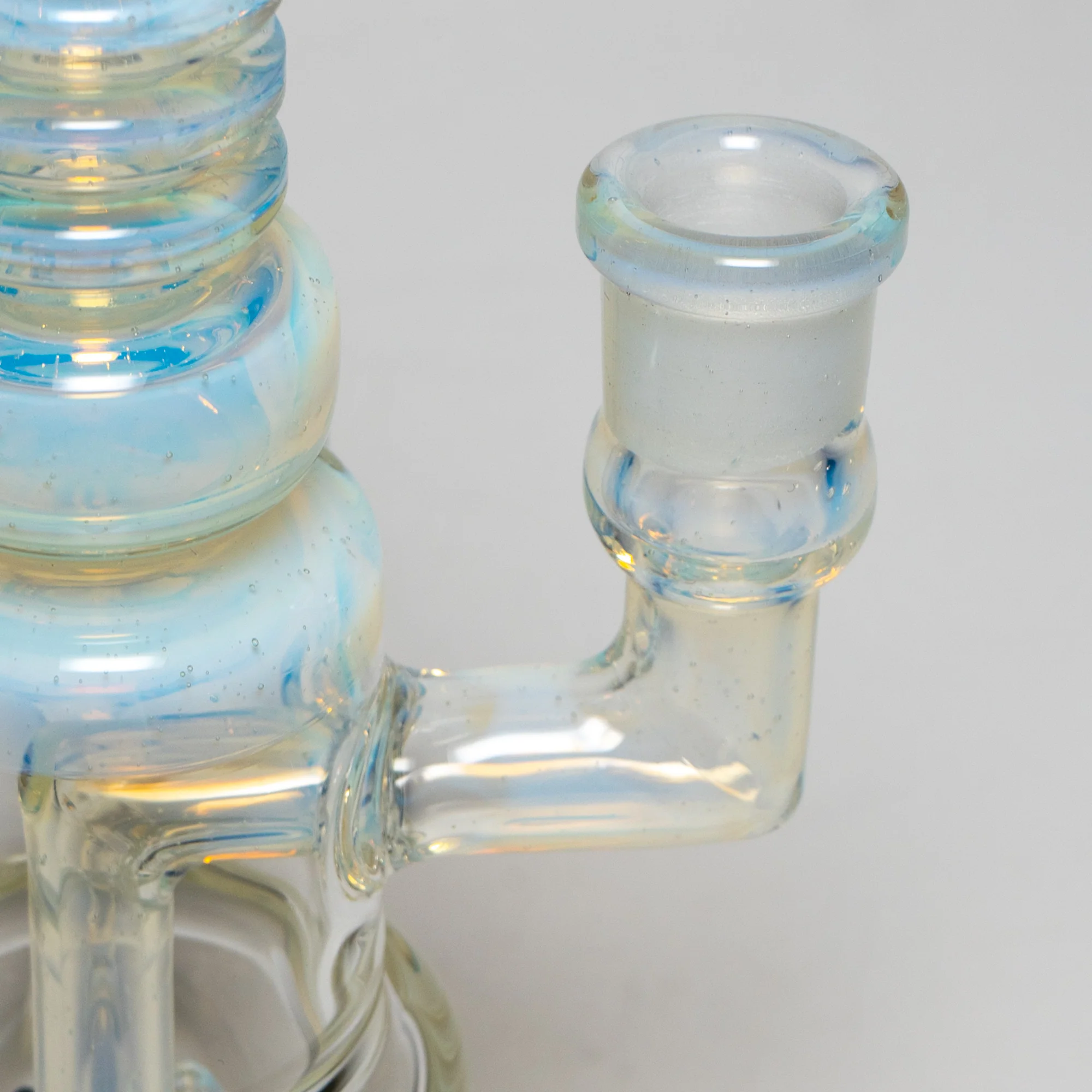 Ill Glass - Custom Flux Cycler w/ Stabilization Pylons - UV Neo Light & Crushed Opal - Image 9
