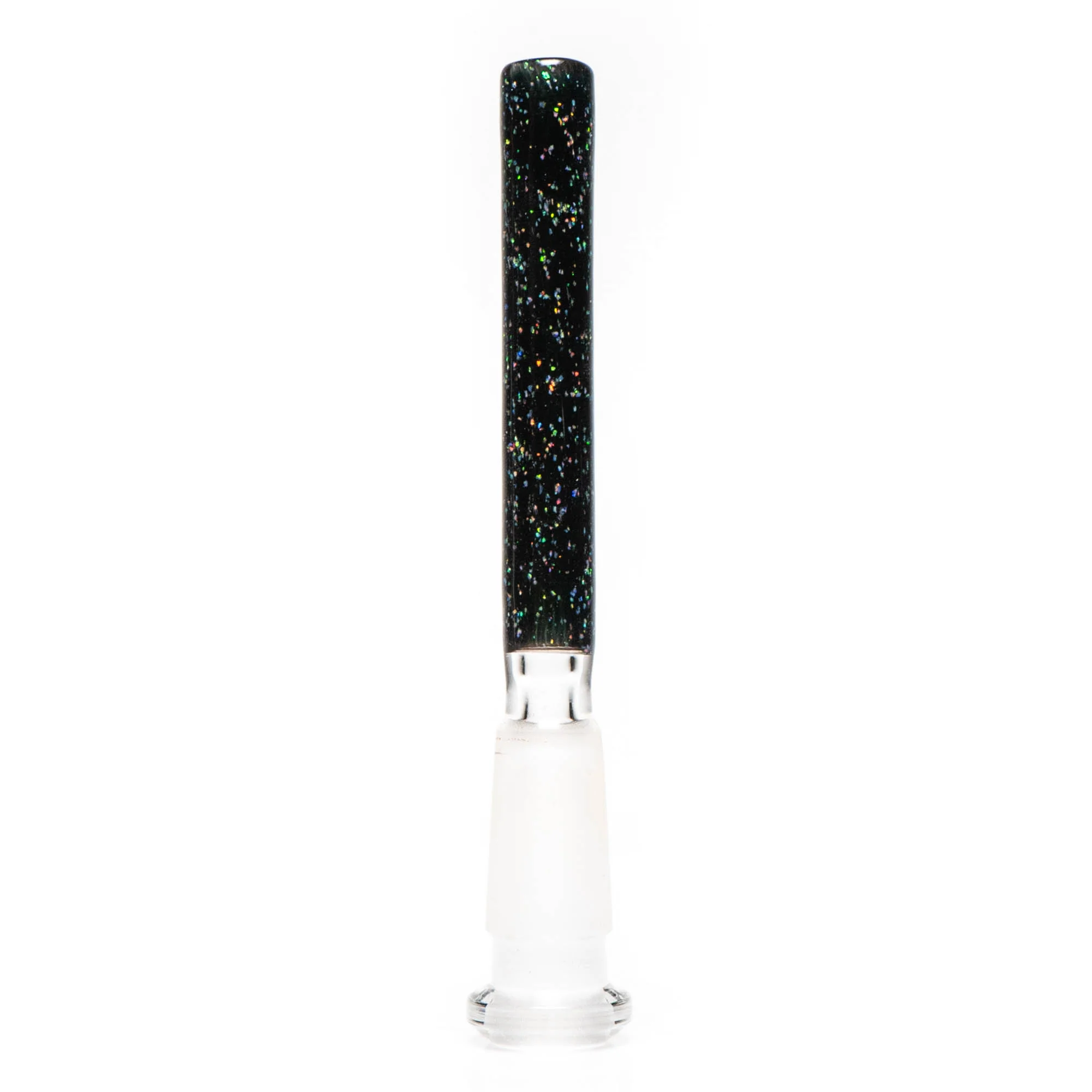 Jakers Glass - Worked Mini Beaker - Crushed Opal & Rainbow Wag - Image 5