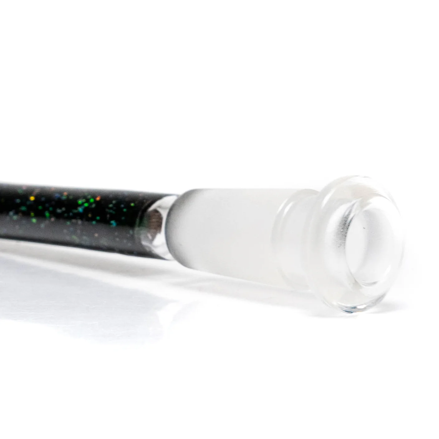 Jakers Glass - Worked Mini Beaker - Crushed Opal & Rasta Reversal - Image 9