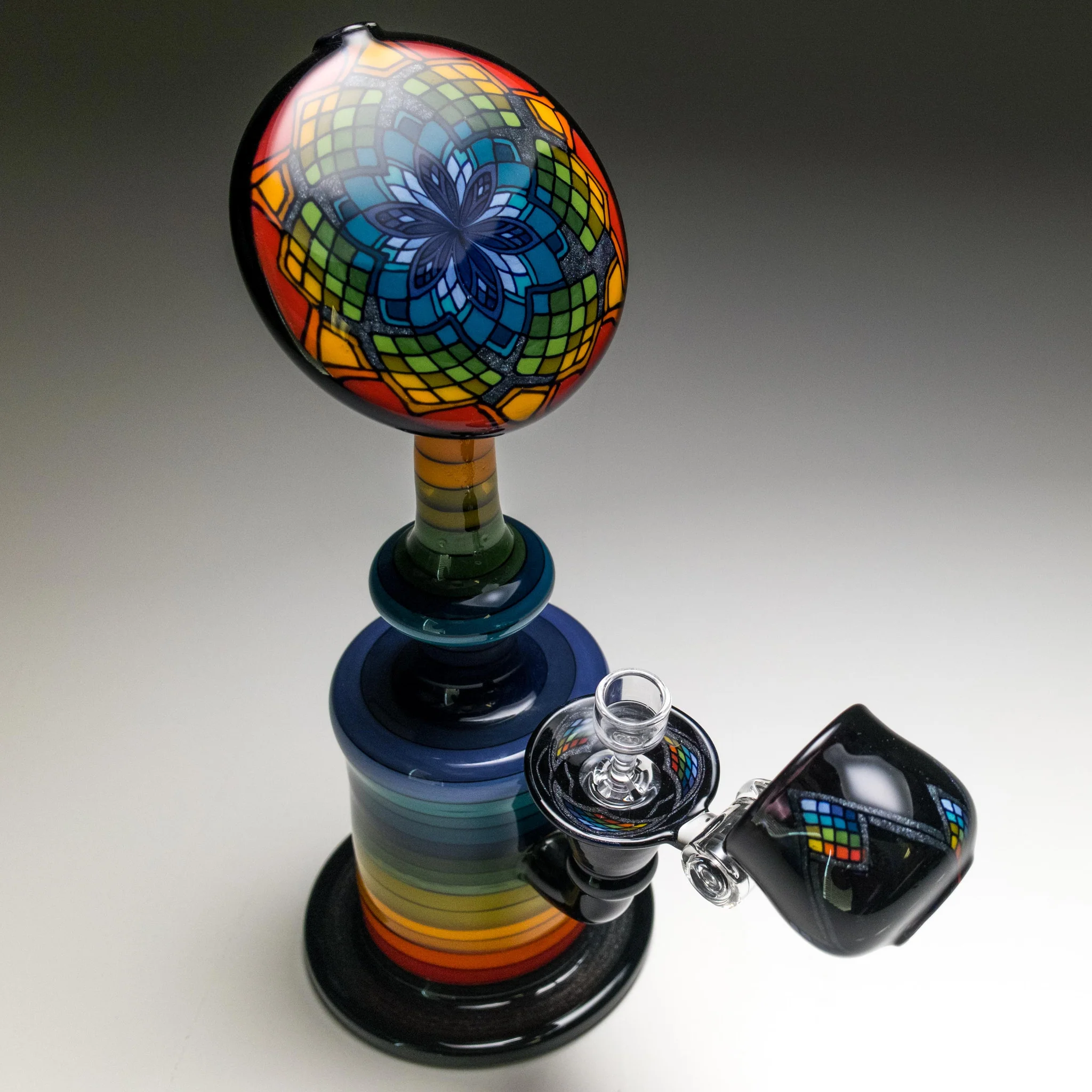 Jred - Rainbow Hatchet Encalmo Bubbler - Image 5
