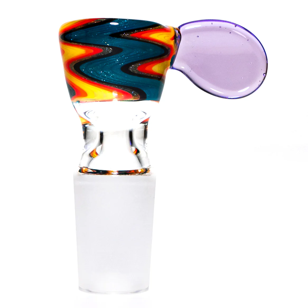 K2 Glass - Worked Snap Slide - 14mm - Fire & Water Wag w/ CFL Potion Handle #3 - Image 2