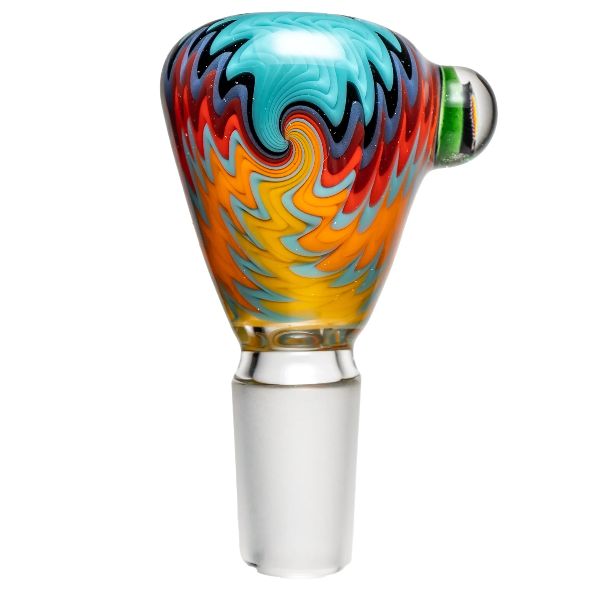 Kevin Howell - Push Slide - 18mm - Aqua Multi Color Linework