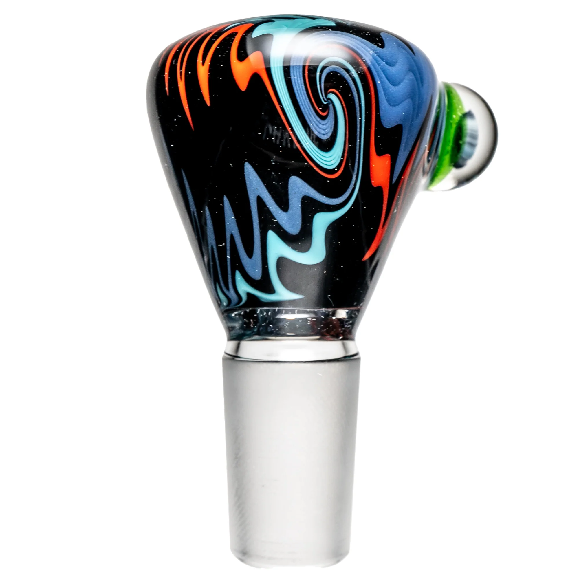 Kevin Howell - Push Slide - 18mm - Aqua, Red & Purple Linework