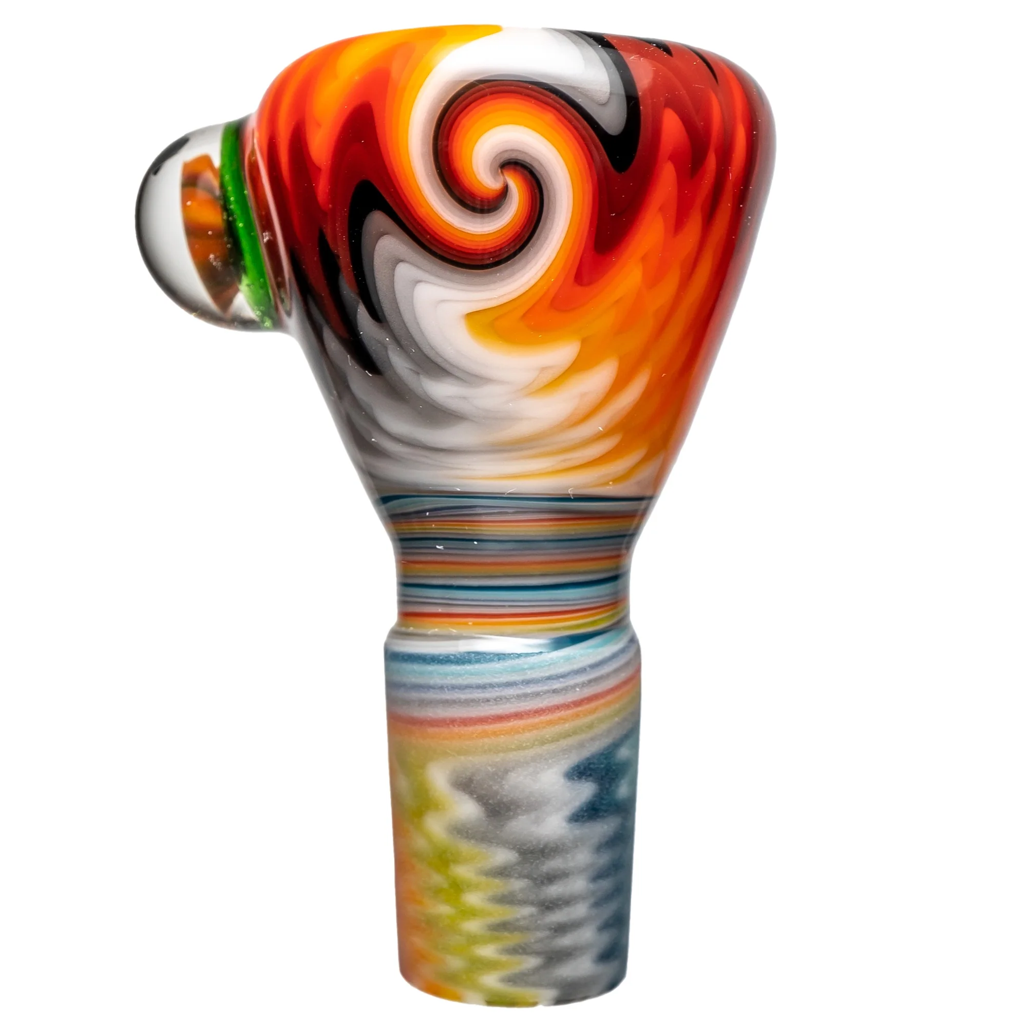 Kevin Howell - Push Slide w/ Worked Joint - 18mm - Fire, Smoke & Fruit Stripe