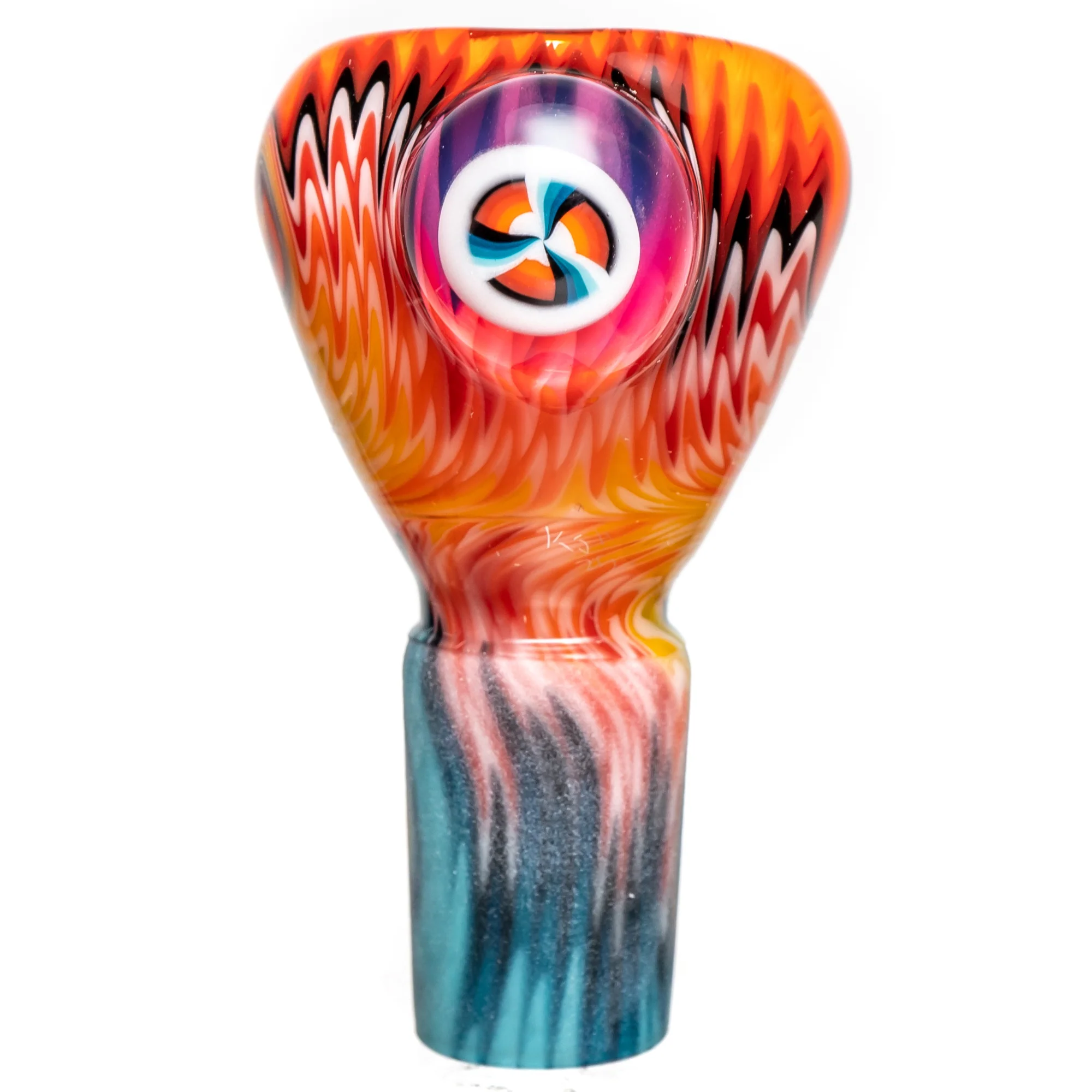 Kevin Howell - Push Slide w/ Worked Joint - 18mm - Orange & Fruit Stripe - Image 2