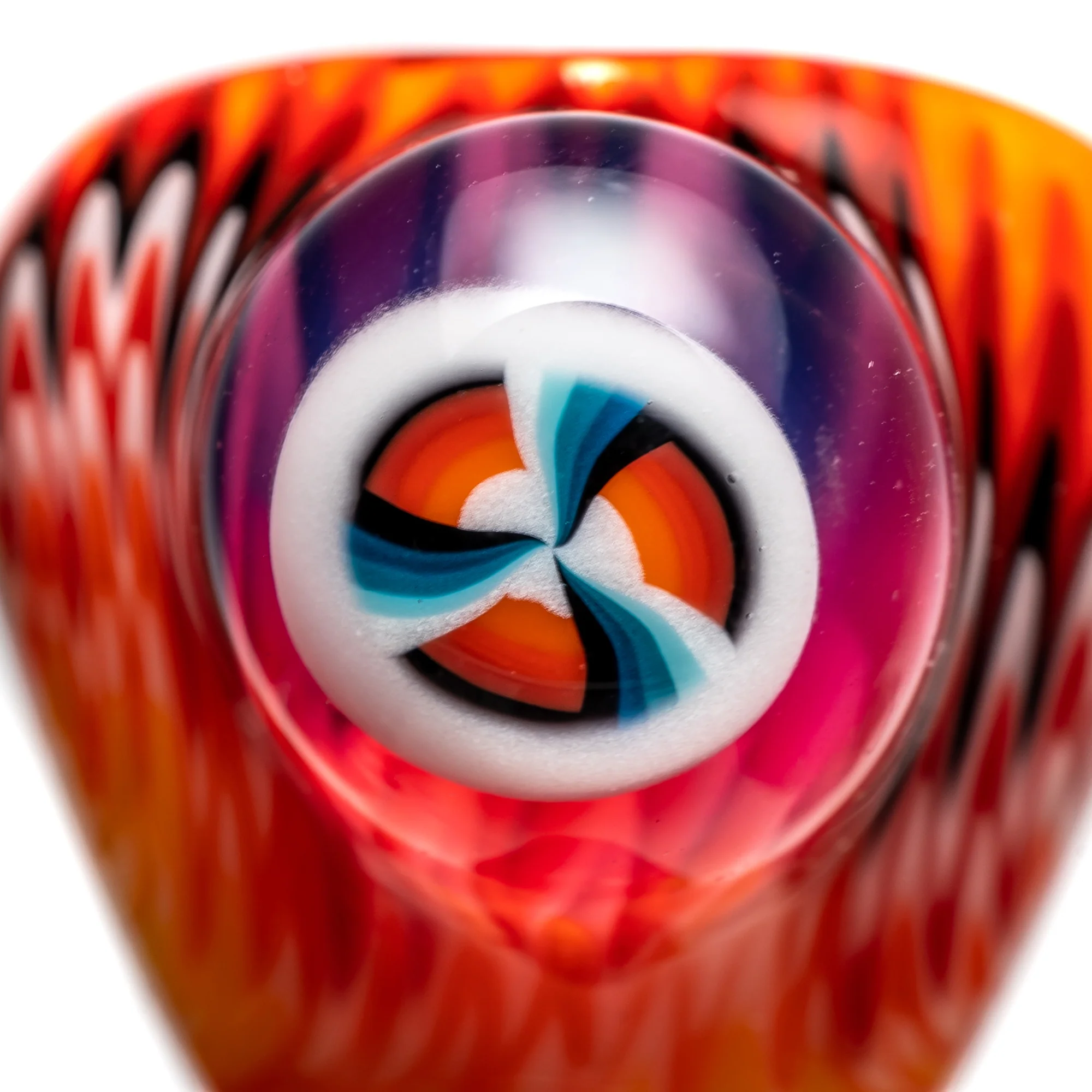 Kevin Howell - Push Slide w/ Worked Joint - 18mm - Orange & Fruit Stripe - Image 4