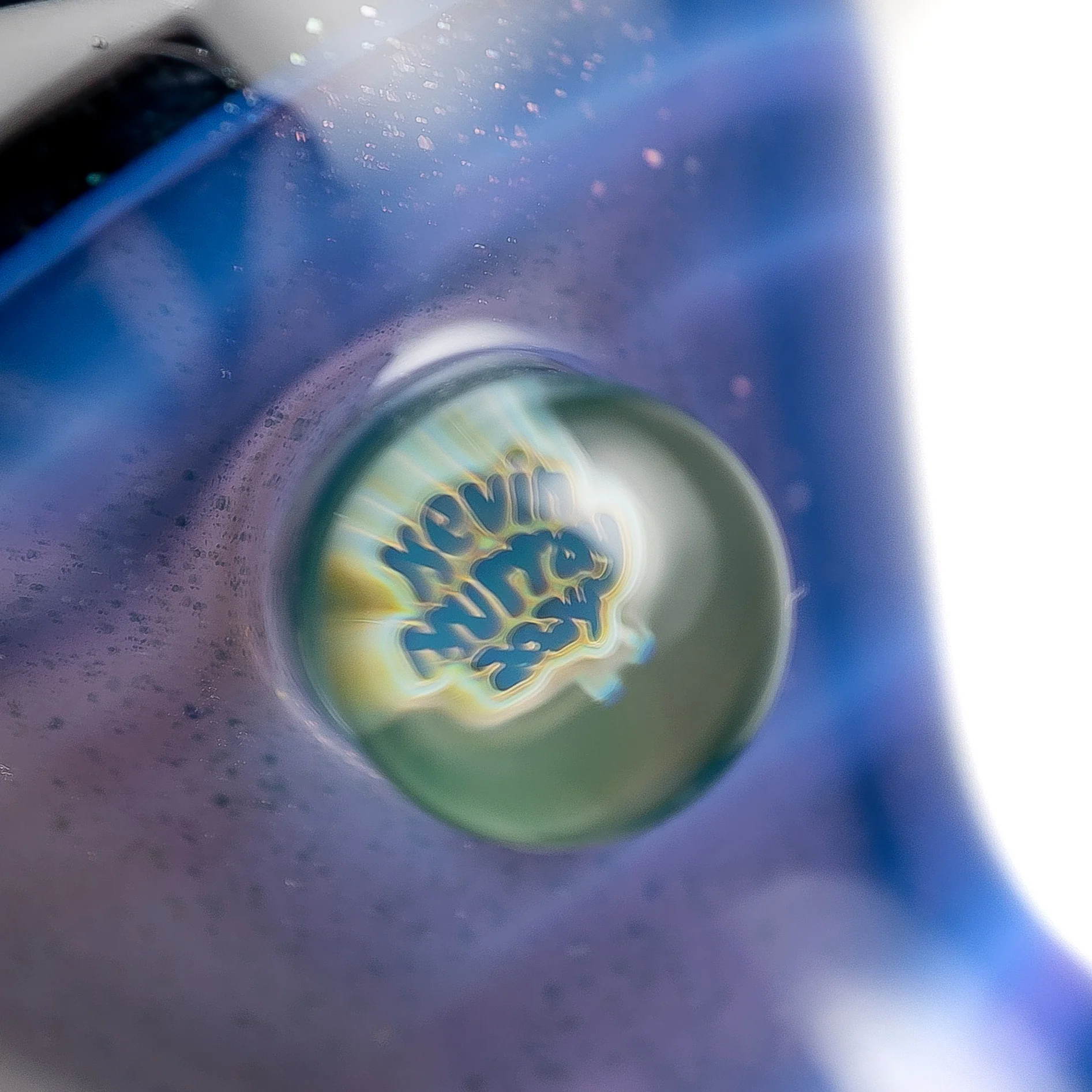 Kevin Murray - Push Slide - 18mm - Stargazer/H. Blue Stardust w/ Multi Color Filla - Image 3