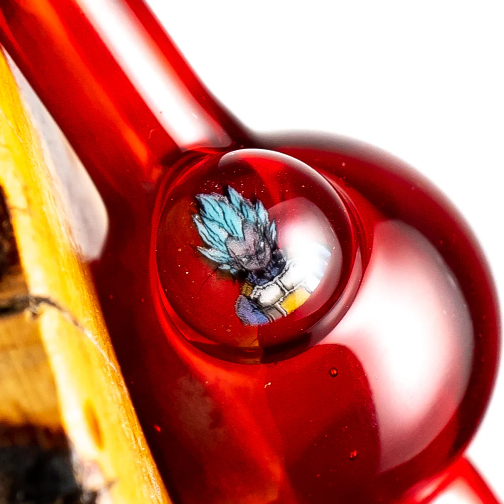Keys Glass - Bubble Cap - S.S. Blue Vegeta - Red Elvis - Image 4