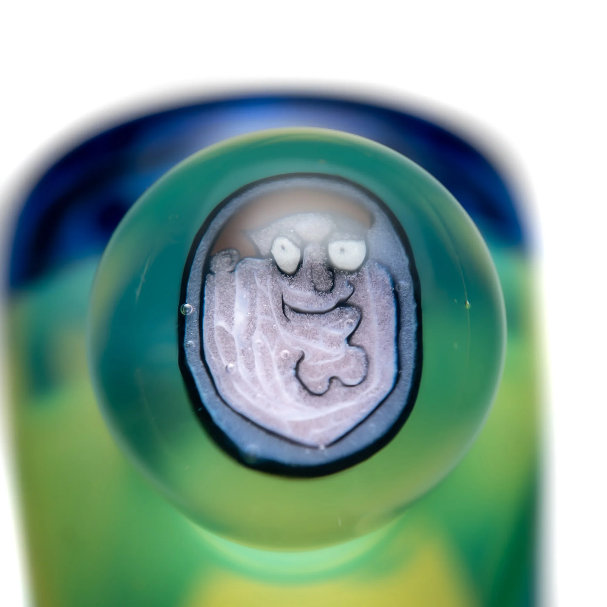 Keys Glass - Push Slide - 18mm - Peter - Slyme & Agua Azul - Image 2