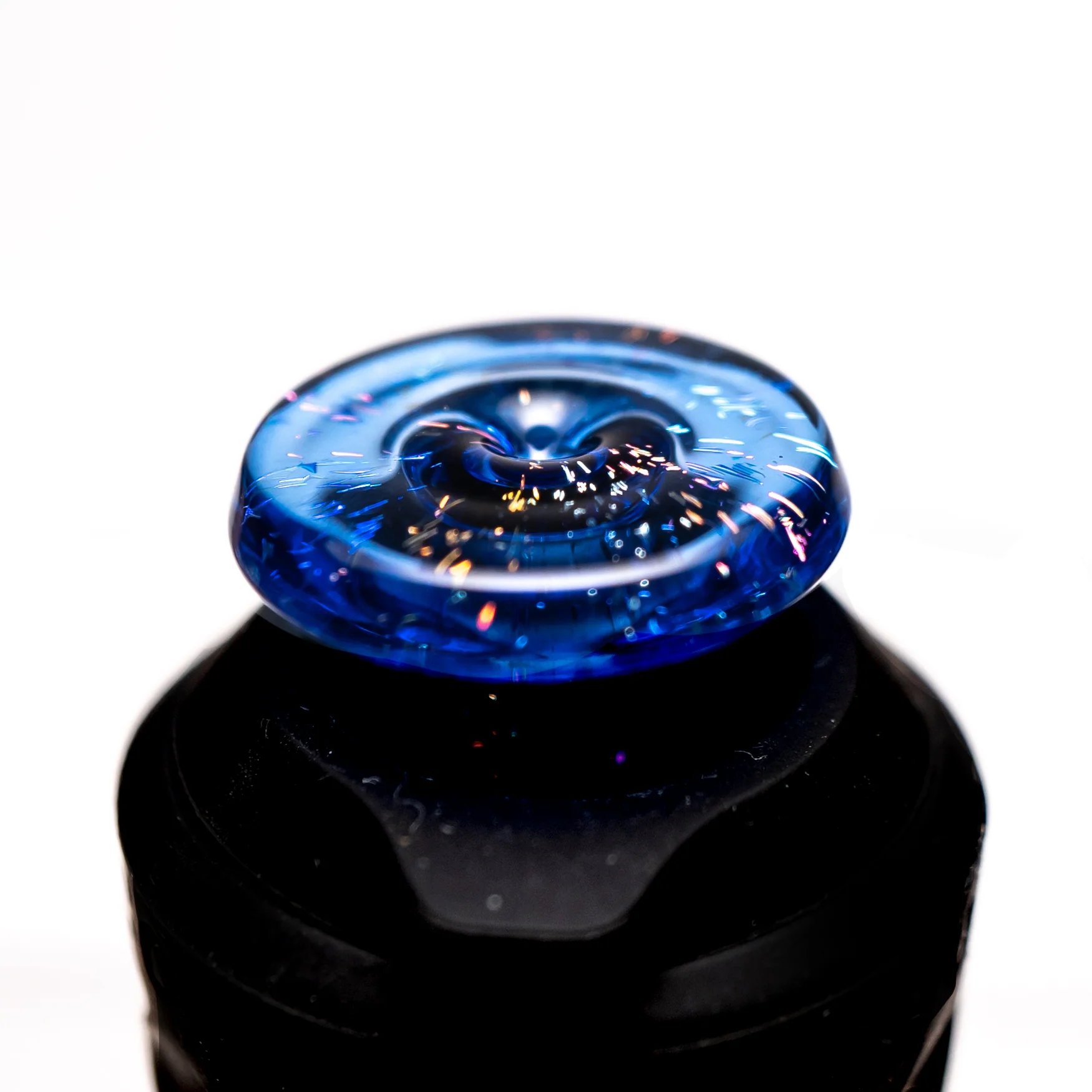 Kovacs Glass - Puffco Joystick Insert - Regular - Spectrum/Cobalt Dichro - Image 2