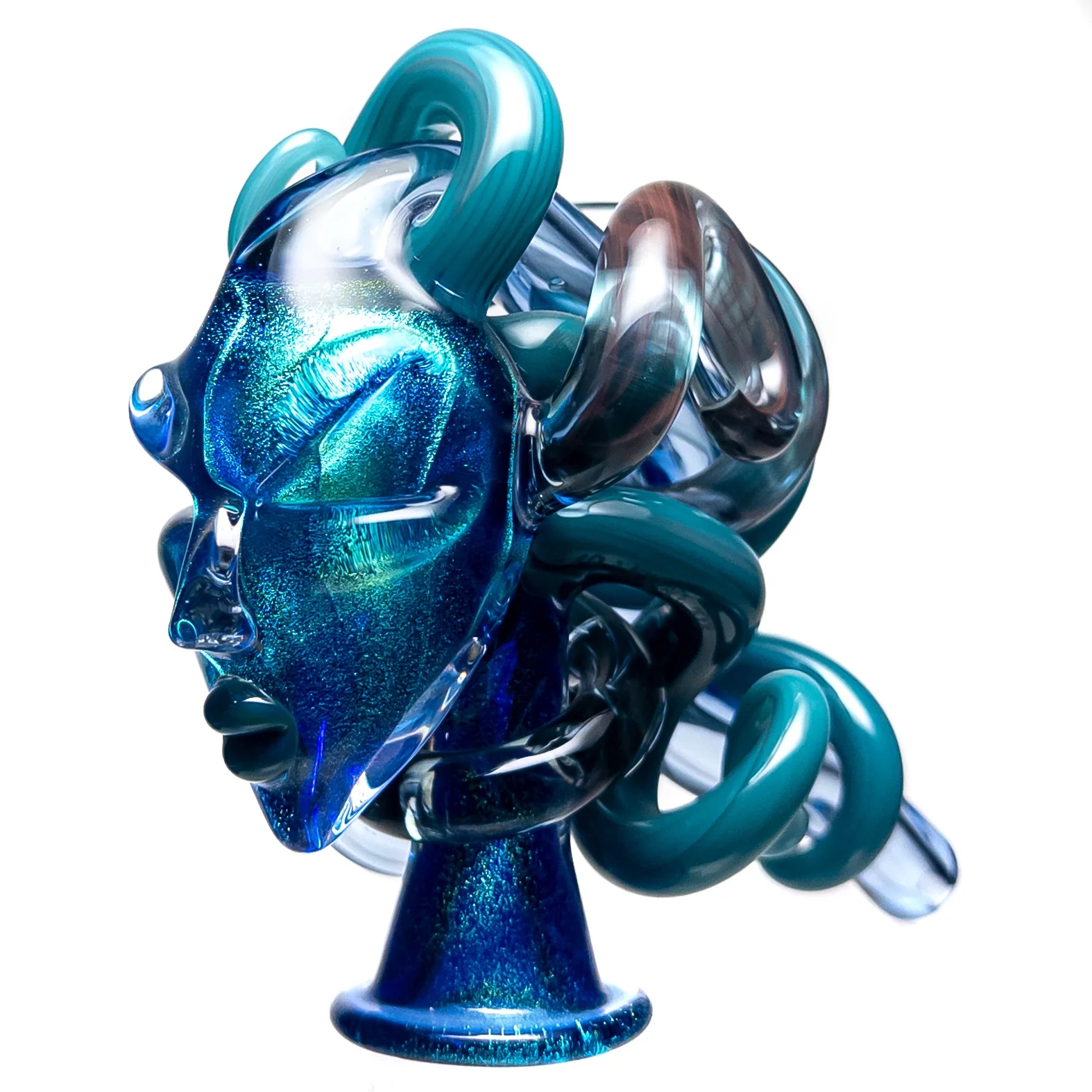 LaceFace - Headlock - Light Cobalt - Agua - Dichro