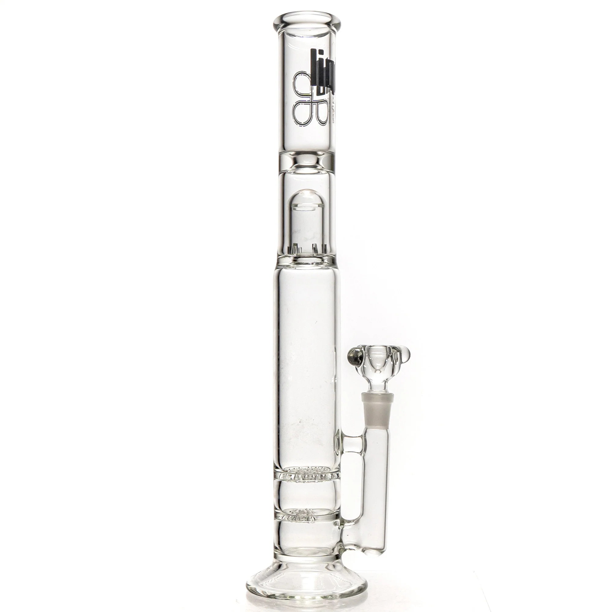 Liquid Sci - Straight Tube w/ Jacuzzi Perc - Black & Platinum Label - Image 2