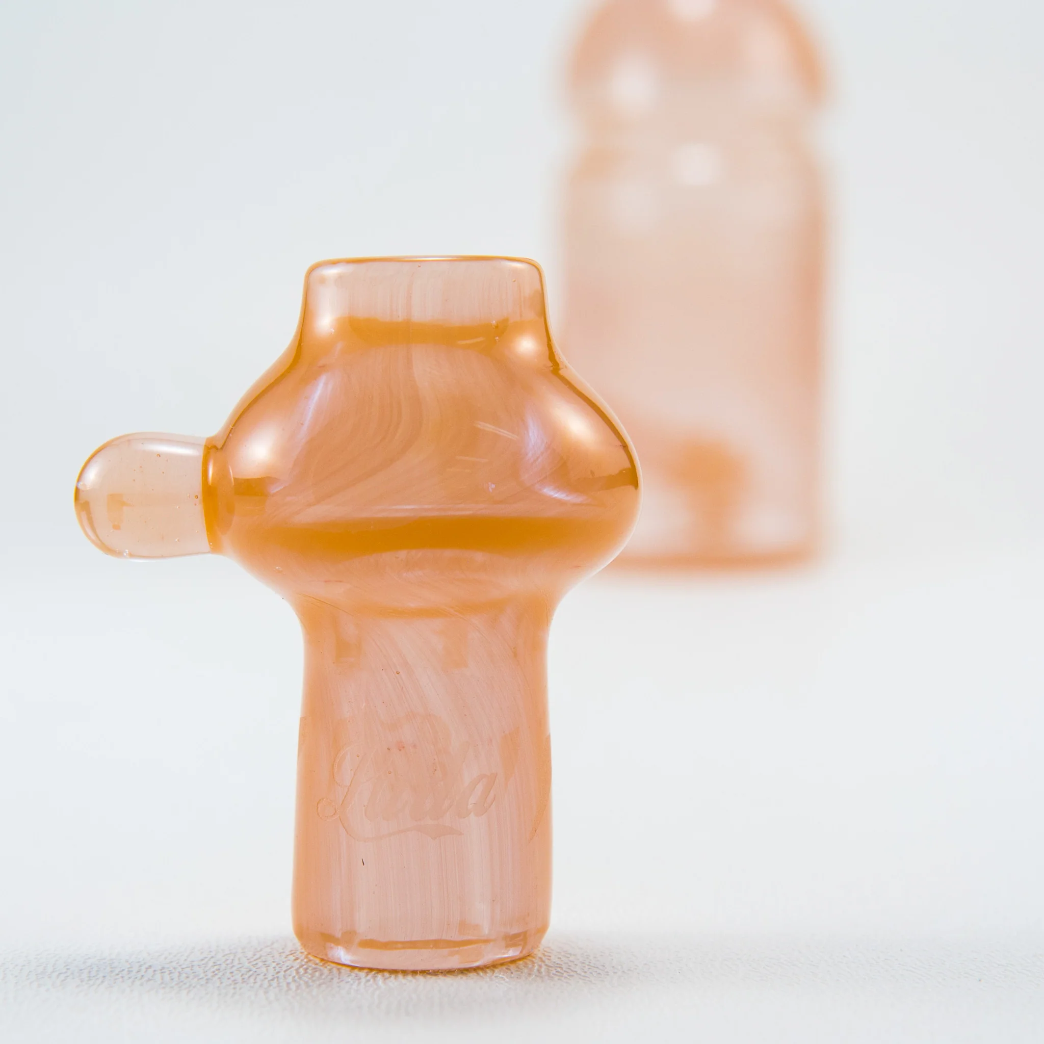 Luda x Evol - Peach Haterade Bubbler - Image 13