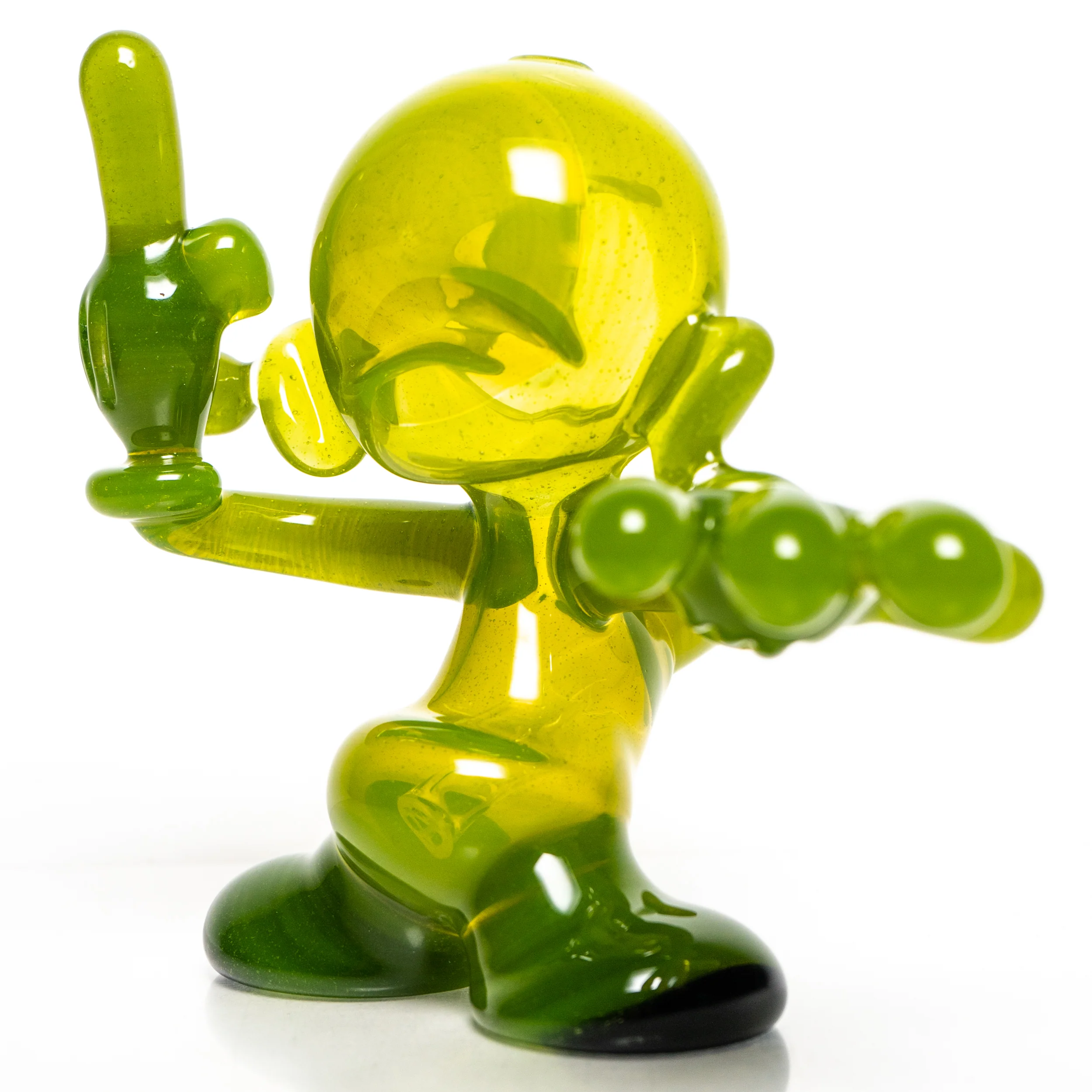 LuDa - "F U Pay Me" Munny - Lime Drop - Image 2