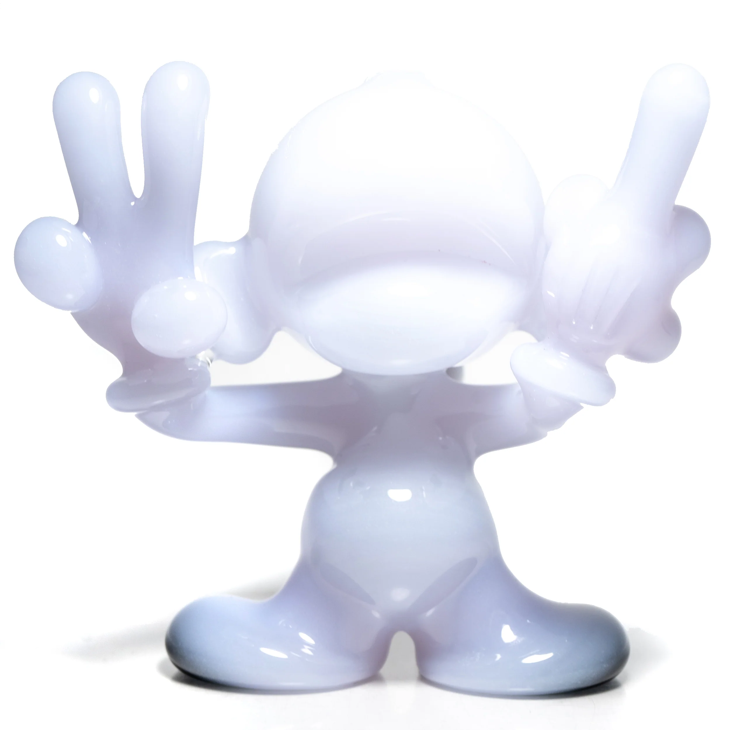 LuDa - "Peace or F U" Munny - Cotton Candy - Image 2