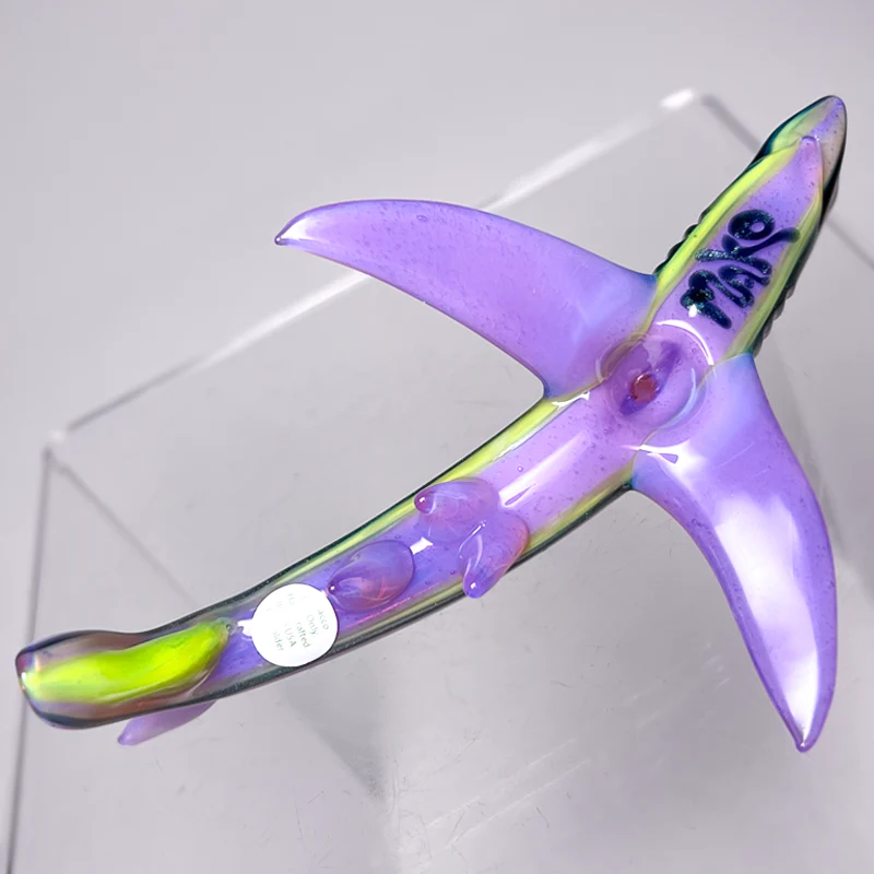 Mako Glass - Shark Dry Pipe - Pink Slyme w/ Slyme - Image 2
