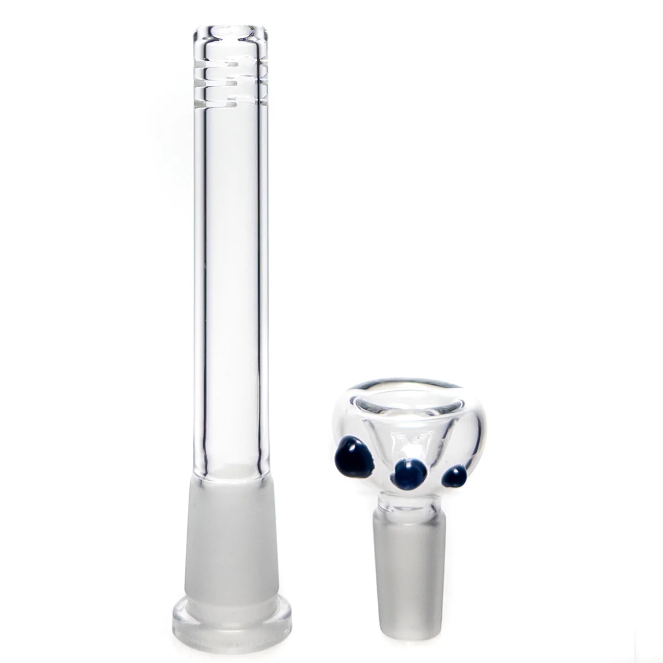 Mary Jane's Glass Studio - 12" Beaker - 38x4 - Full Color W&R Aqua - Image 4