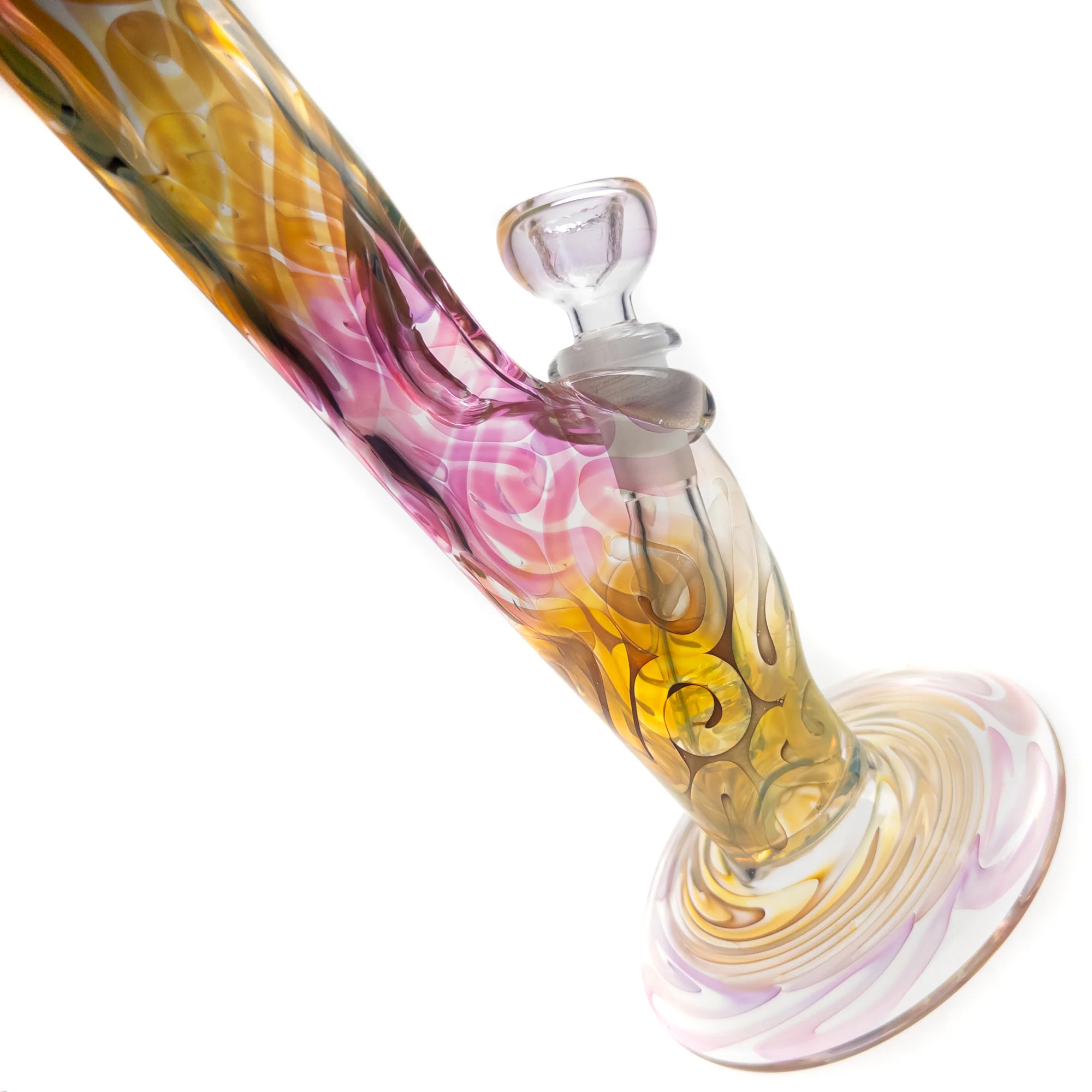 Mary Jane's Glass Studio - 12" Straight - 32x4 - Silver & Gold Fume - Image 4