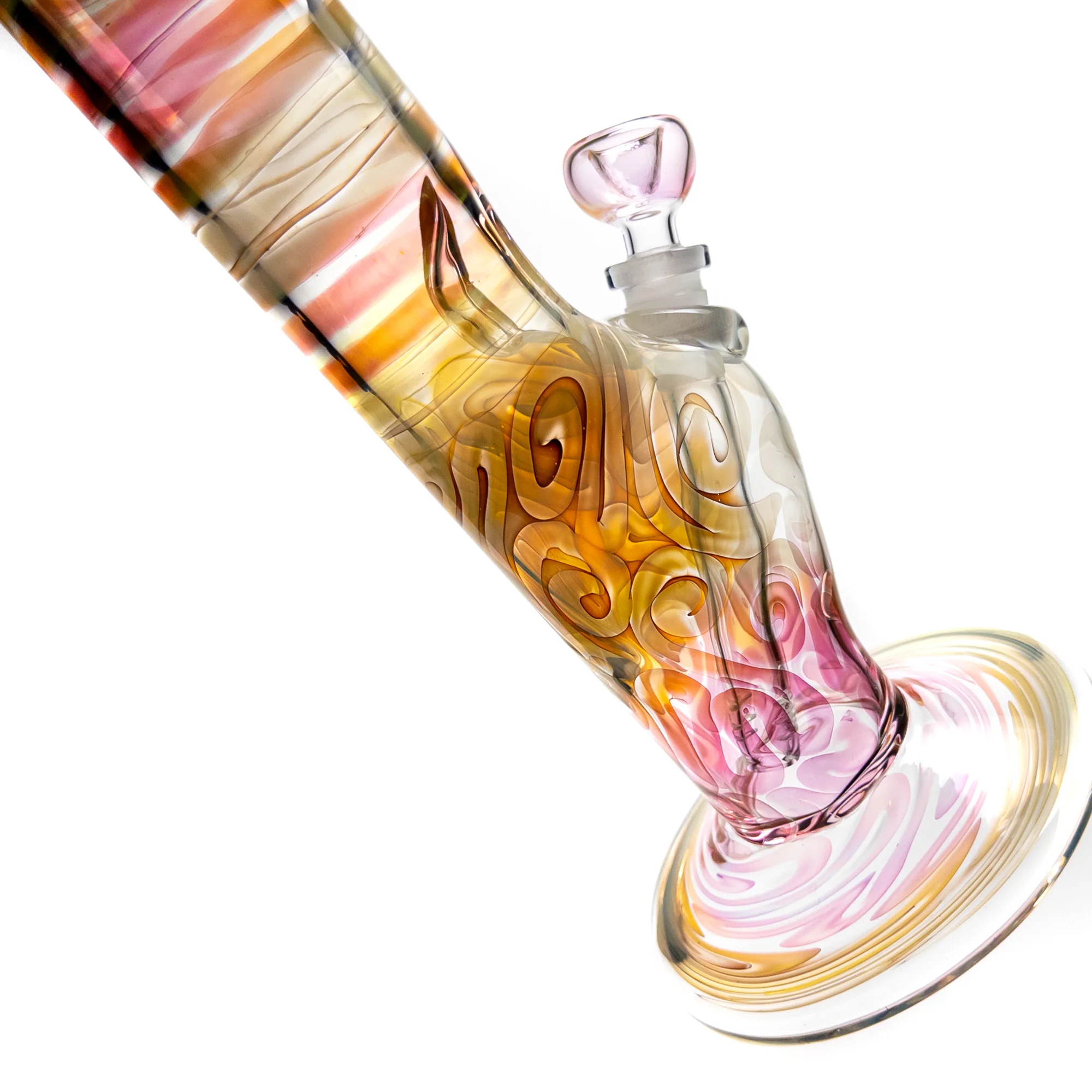 Mary Jane's Glass Studio - 14" Straight - 50x5 - Silver & Gold Fume - Image 3