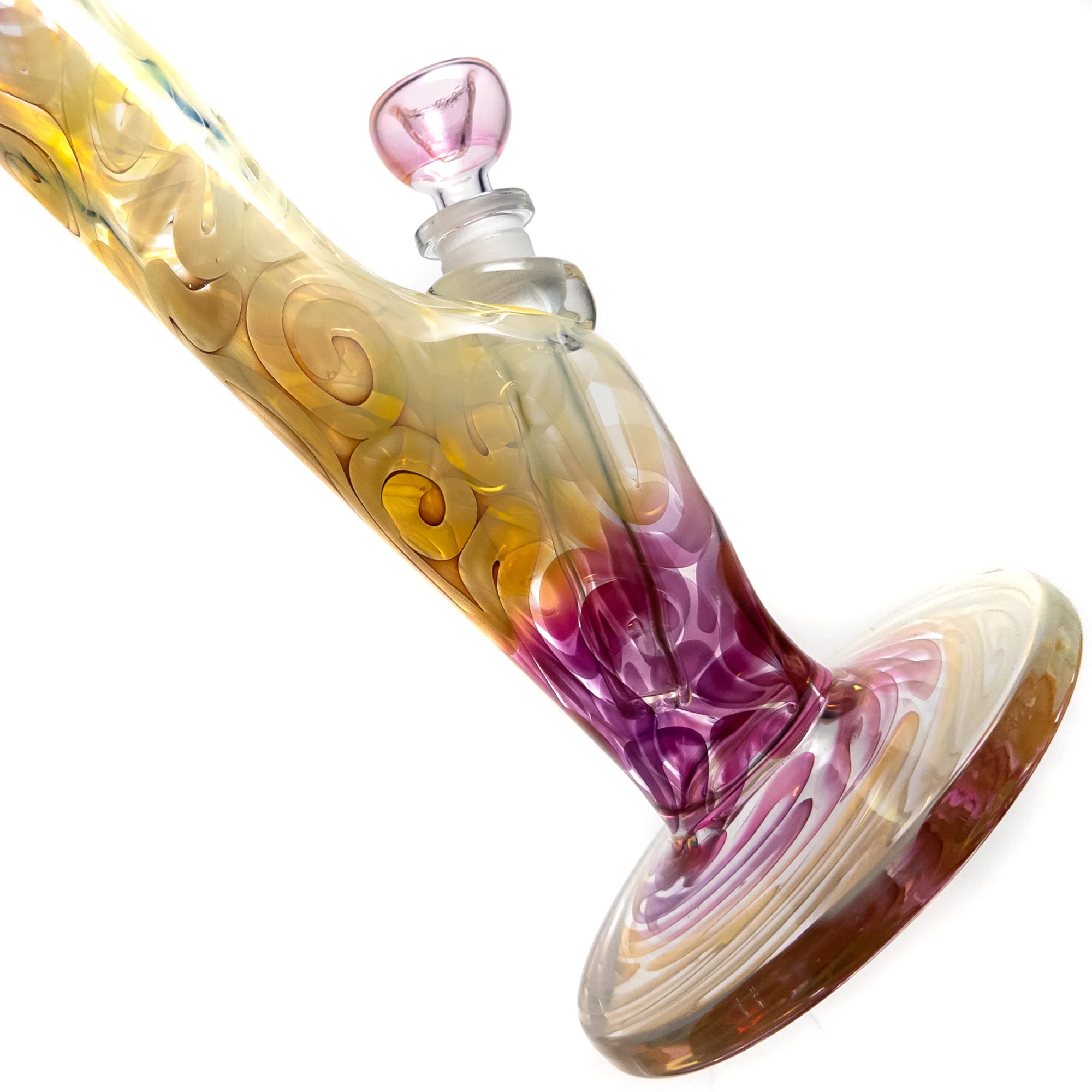 Mary Jane's Glass Studio - 15" Straight - 38x4 - Silver & Gold Fume #1 - Image 3