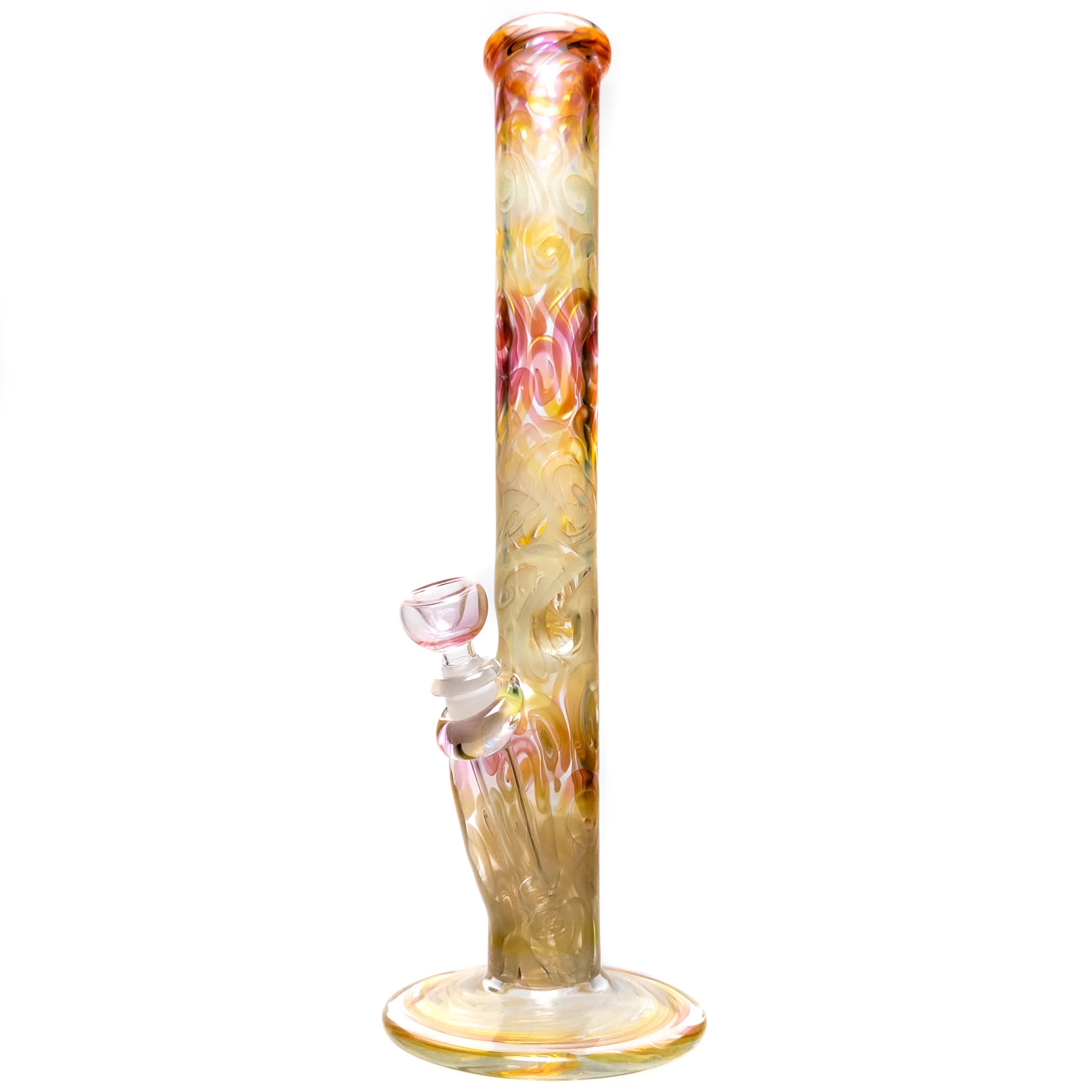 Mary Jane's Glass Studio - 15" Straight - 38x4 - Silver & Gold Fume #2
