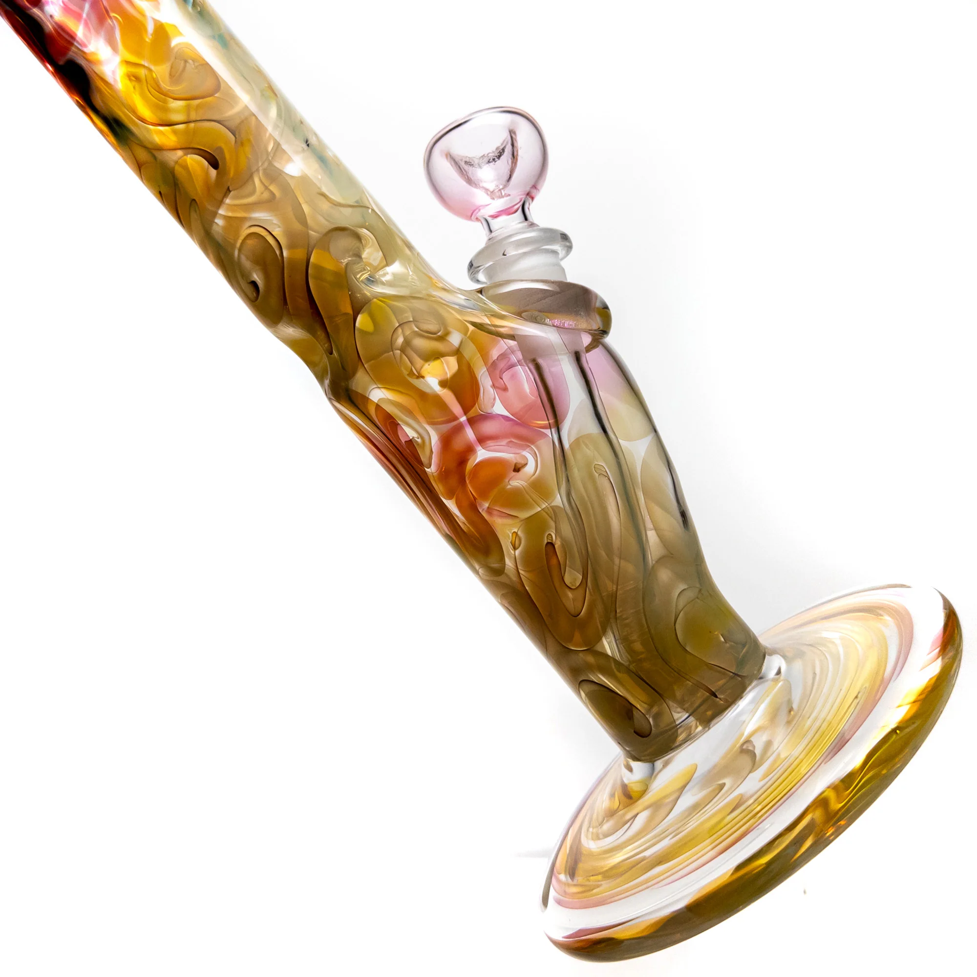 Mary Jane's Glass Studio - 15" Straight - 38x4 - Silver & Gold Fume #2 - Image 3