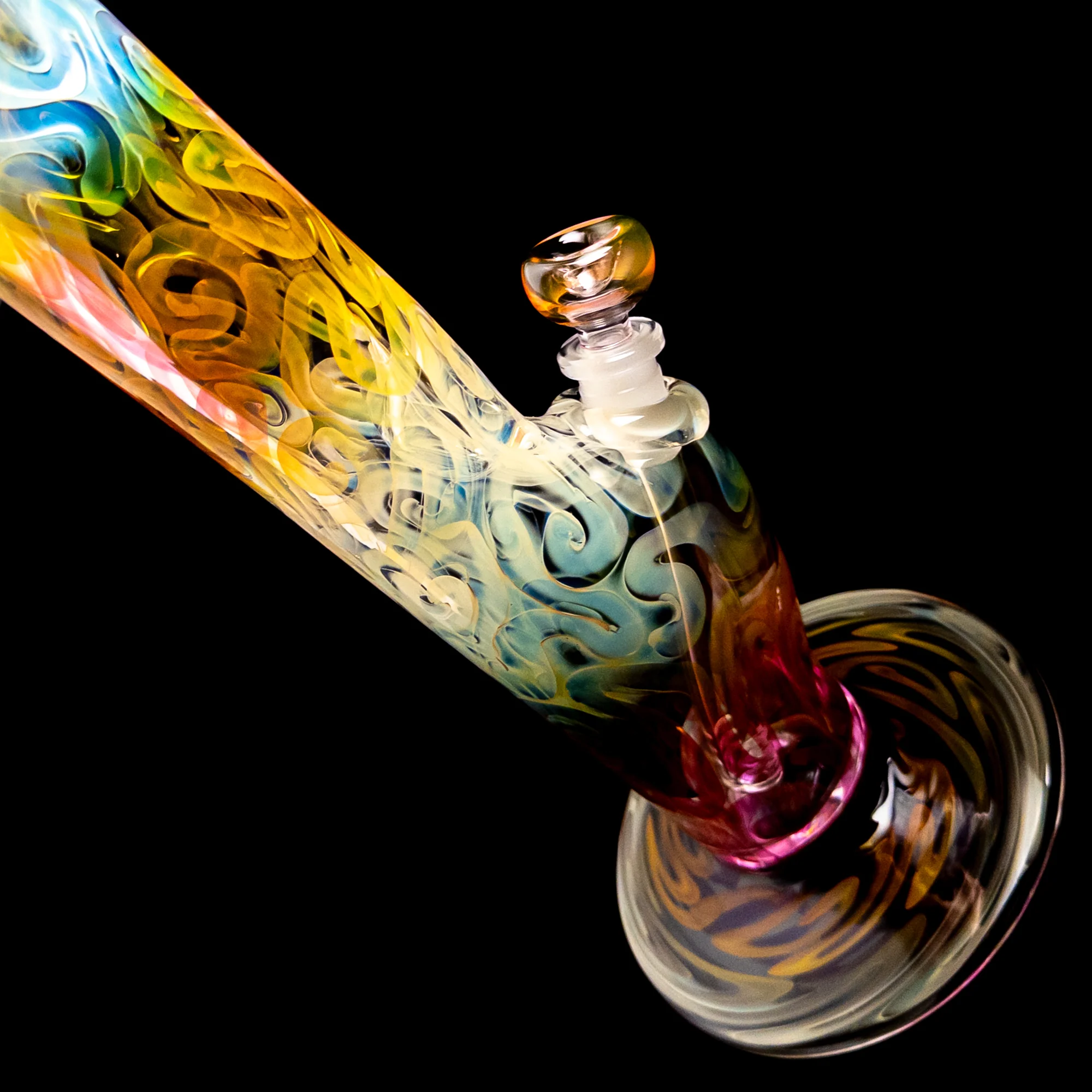 Mary Jane's Glass Studio - 15" Straight - 50x9 - Silver & Gold Fume - Image 3