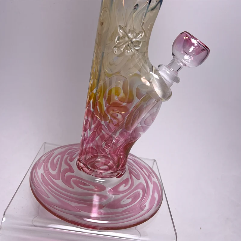 Mary Jane's Glass Studio - 26" Straight - 50x9 - Silver & Gold Fume - Image 2