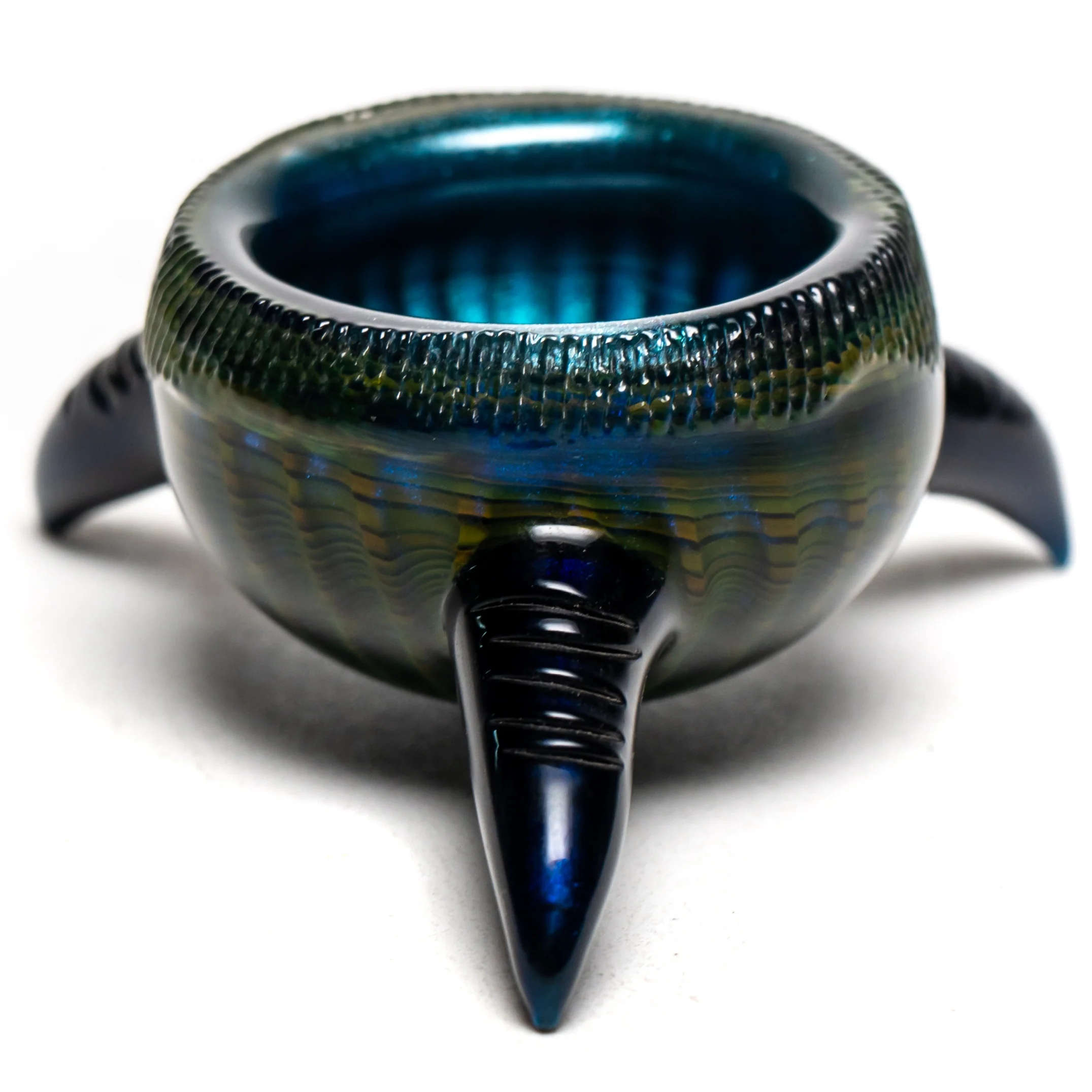 Merc - Tri Horn Dish - Fume Tech & Blue Stardust
